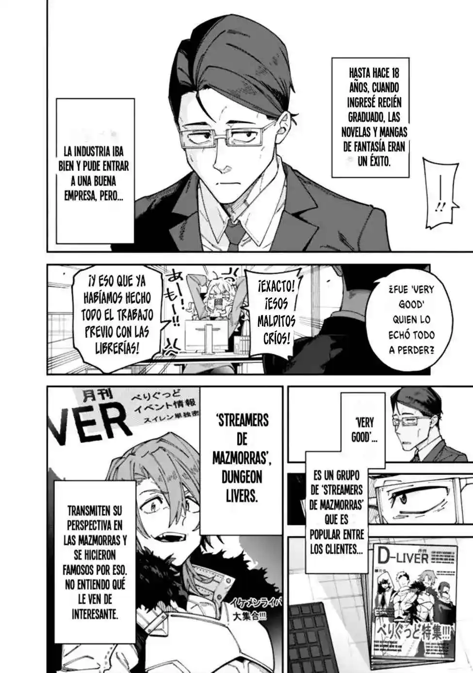 JIMI NA OJISAN, JITSU WA EIYU DATTA. -JIKAKU GA NAI MAMA MUSO SHITETARA, MEI NO DUNGEON HAISHIN DE SARASARETETA YO DESU - Capítulo 1 - Página 10 - LectorTMOo