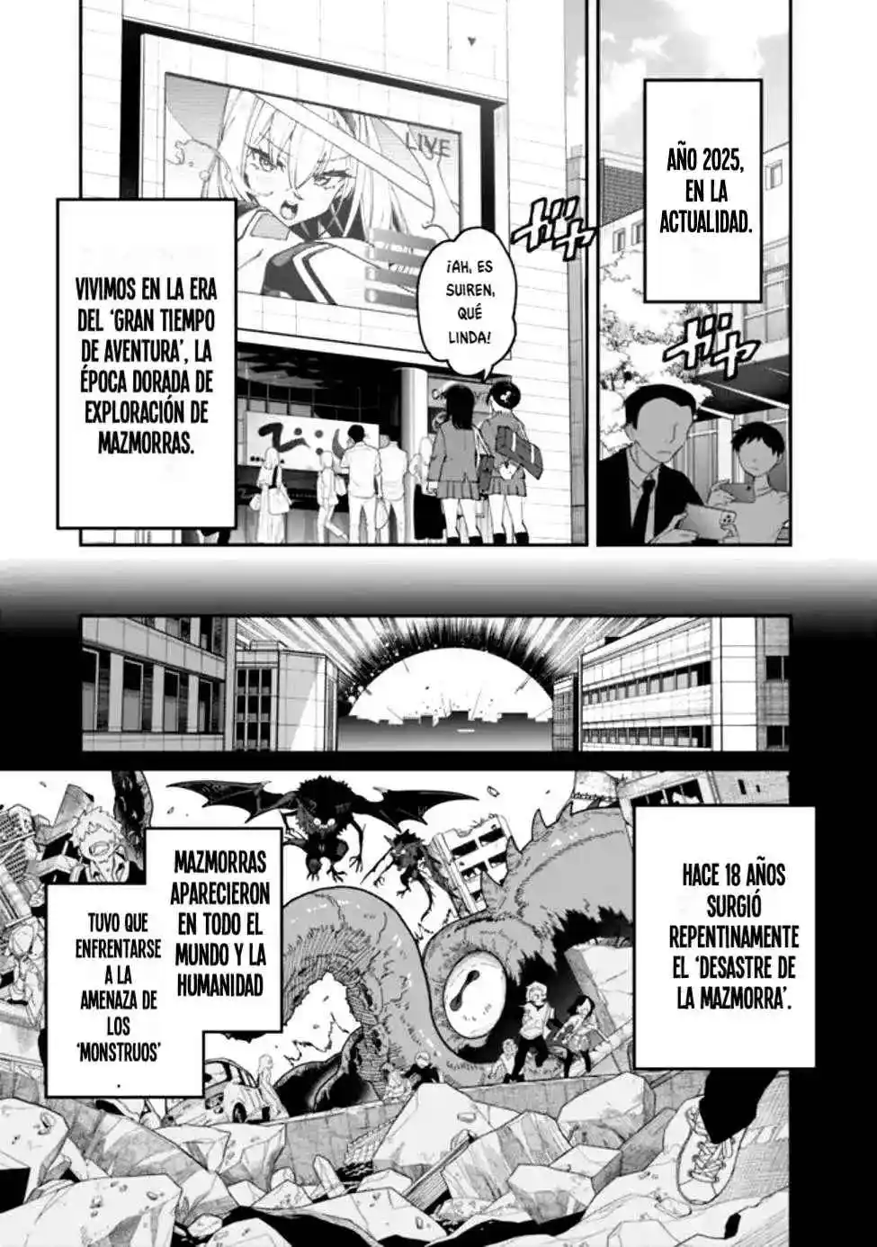 JIMI NA OJISAN, JITSU WA EIYU DATTA. -JIKAKU GA NAI MAMA MUSO SHITETARA, MEI NO DUNGEON HAISHIN DE SARASARETETA YO DESU - Capítulo 1 - Página 11 - LectorTMOo