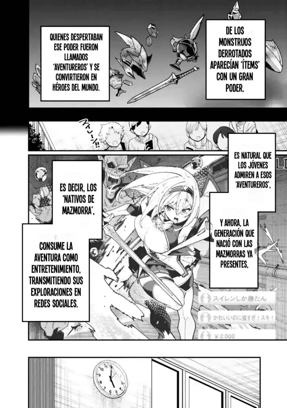 JIMI NA OJISAN, JITSU WA EIYU DATTA. -JIKAKU GA NAI MAMA MUSO SHITETARA, MEI NO DUNGEON HAISHIN DE SARASARETETA YO DESU - Capítulo 1 - Página 12 - LectorTMOo