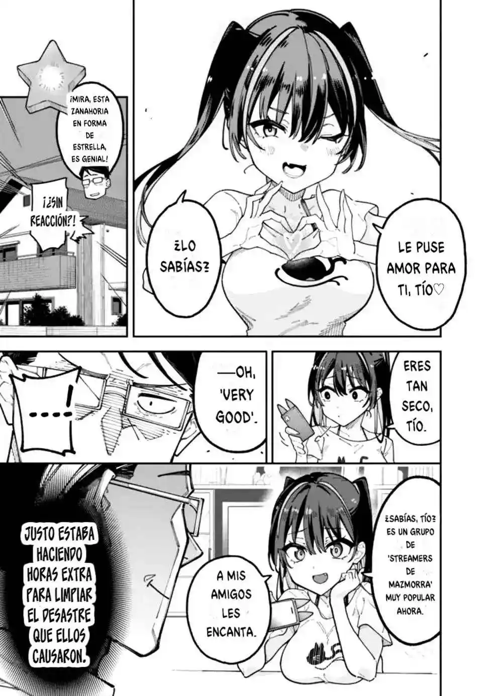 JIMI NA OJISAN, JITSU WA EIYU DATTA. -JIKAKU GA NAI MAMA MUSO SHITETARA, MEI NO DUNGEON HAISHIN DE SARASARETETA YO DESU - Capítulo 1 - Página 23 - LectorTMOo