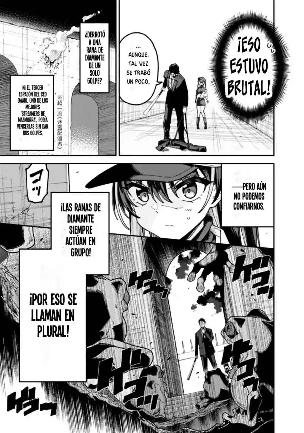JIMI NA OJISAN, JITSU WA EIYU DATTA. -JIKAKU GA NAI MAMA MUSO SHITETARA, MEI NO DUNGEON HAISHIN DE SARASARETETA YO DESU - Capítulo 1 - Página 37 - LectorTMOo