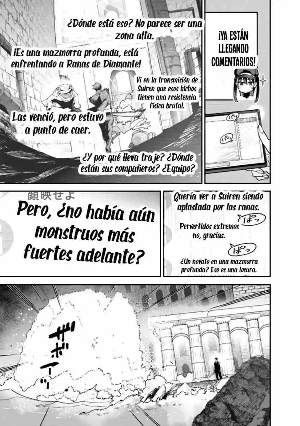 JIMI NA OJISAN, JITSU WA EIYU DATTA. -JIKAKU GA NAI MAMA MUSO SHITETARA, MEI NO DUNGEON HAISHIN DE SARASARETETA YO DESU - Capítulo 1 - Página 41 - LectorTMOo