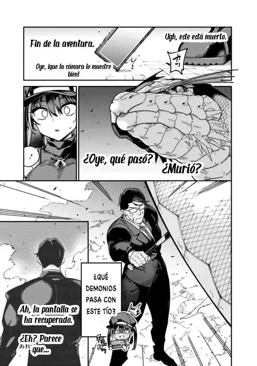 JIMI NA OJISAN, JITSU WA EIYU DATTA. -JIKAKU GA NAI MAMA MUSO SHITETARA, MEI NO DUNGEON HAISHIN DE SARASARETETA YO DESU - Capítulo 1 - Página 44 - LectorTMOo