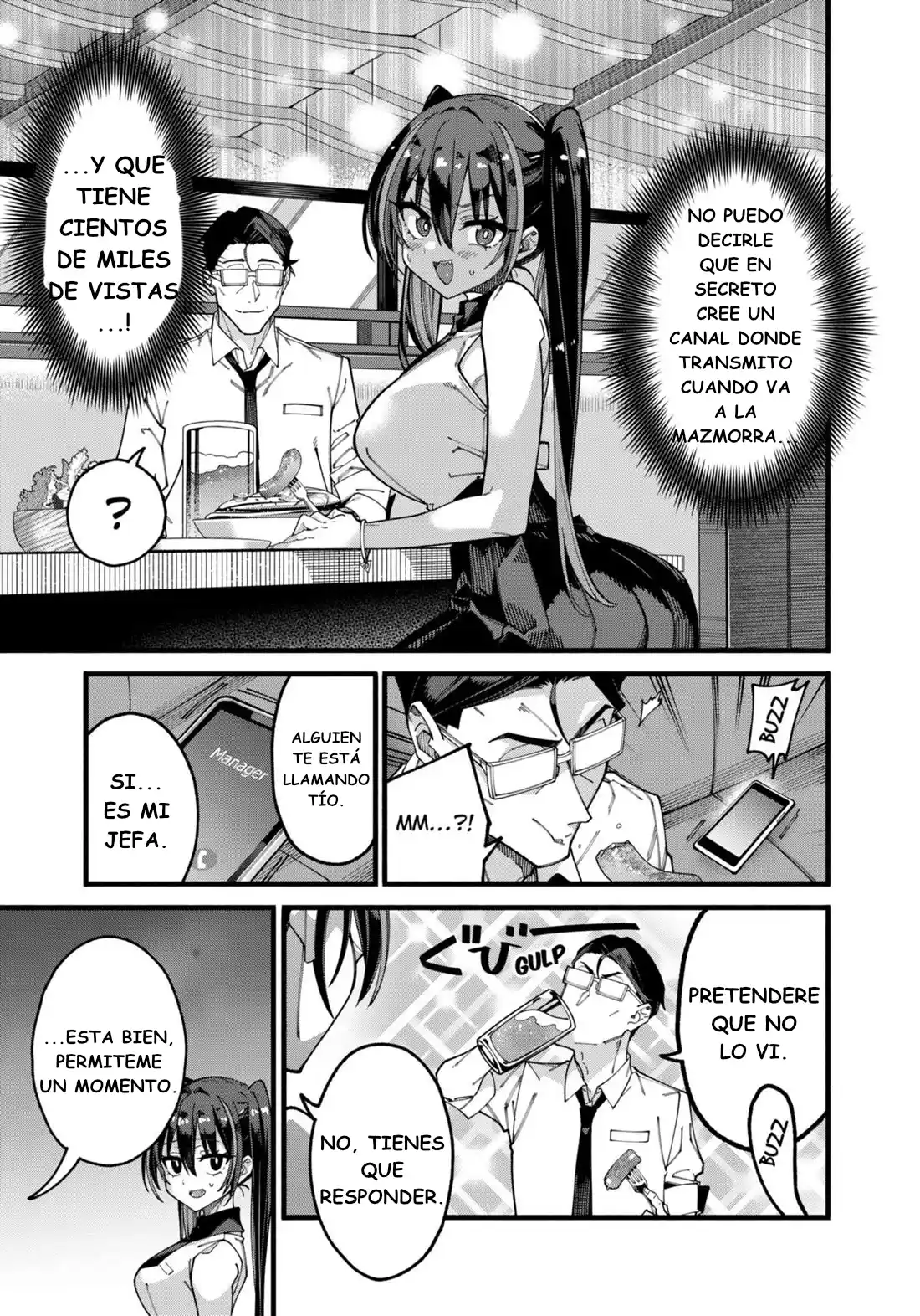 JIMI NA OJISAN, JITSU WA EIYU DATTA. -JIKAKU GA NAI MAMA MUSO SHITETARA, MEI NO DUNGEON HAISHIN DE SARASARETETA YO DESU capítulo 10 página 5