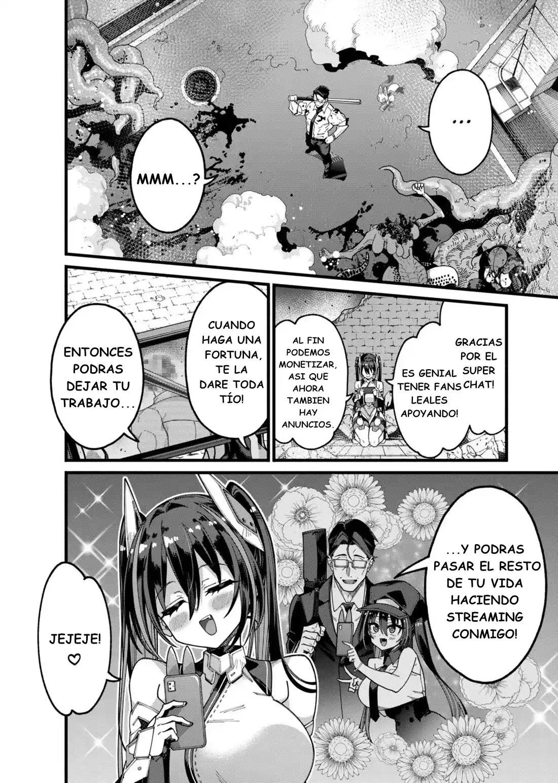 JIMI NA OJISAN, JITSU WA EIYU DATTA. -JIKAKU GA NAI MAMA MUSO SHITETARA, MEI NO DUNGEON HAISHIN DE SARASARETETA YO DESU capítulo 11 página 10