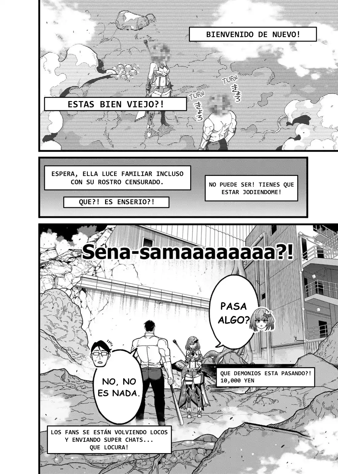 JIMI NA OJISAN, JITSU WA EIYU DATTA. -JIKAKU GA NAI MAMA MUSO SHITETARA, MEI NO DUNGEON HAISHIN DE SARASARETETA YO DESU capítulo 12 página 4