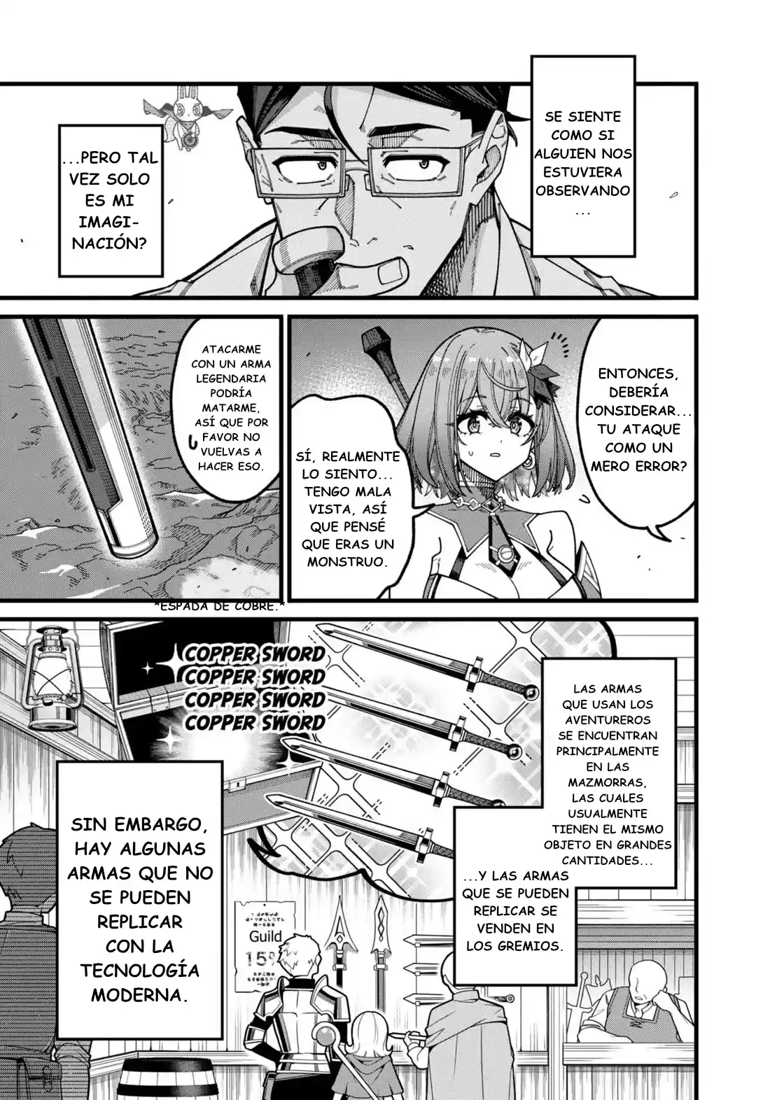 JIMI NA OJISAN, JITSU WA EIYU DATTA. -JIKAKU GA NAI MAMA MUSO SHITETARA, MEI NO DUNGEON HAISHIN DE SARASARETETA YO DESU capítulo 12 página 5
