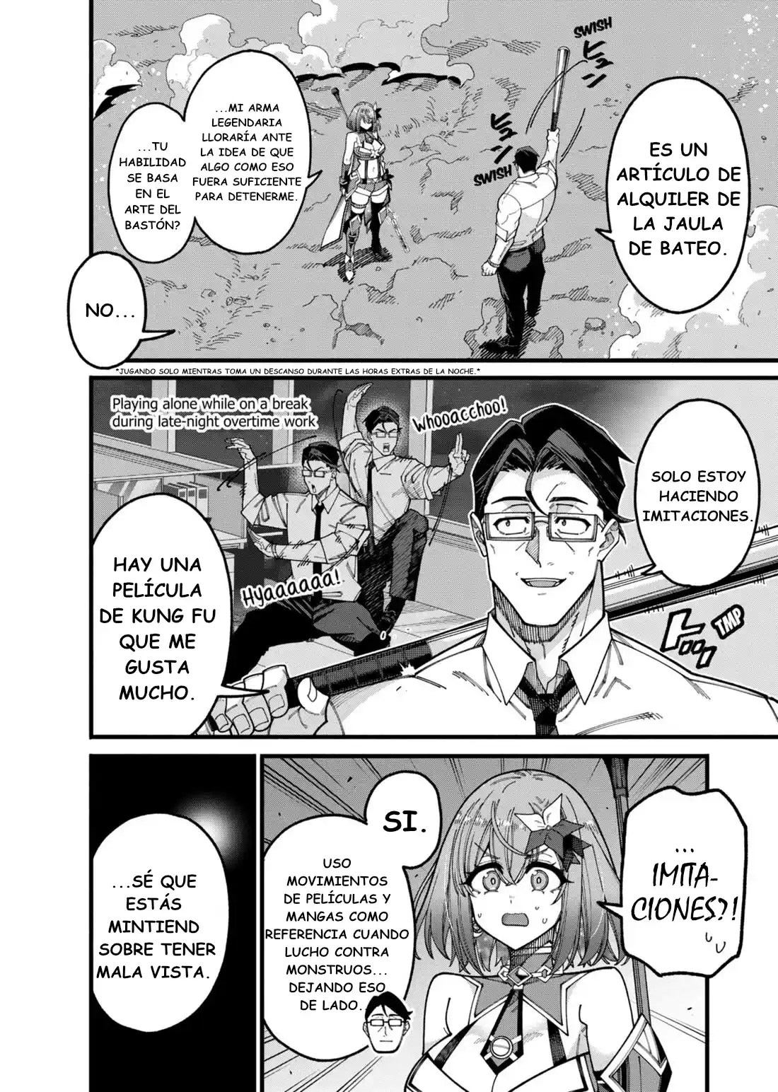 JIMI NA OJISAN, JITSU WA EIYU DATTA. -JIKAKU GA NAI MAMA MUSO SHITETARA, MEI NO DUNGEON HAISHIN DE SARASARETETA YO DESU capítulo 12 página 12