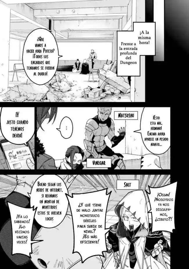 JIMI NA OJISAN, JITSU WA EIYU DATTA. -JIKAKU GA NAI MAMA MUSO SHITETARA, MEI NO DUNGEON HAISHIN DE SARASARETETA YO DESU capítulo 3 página 16