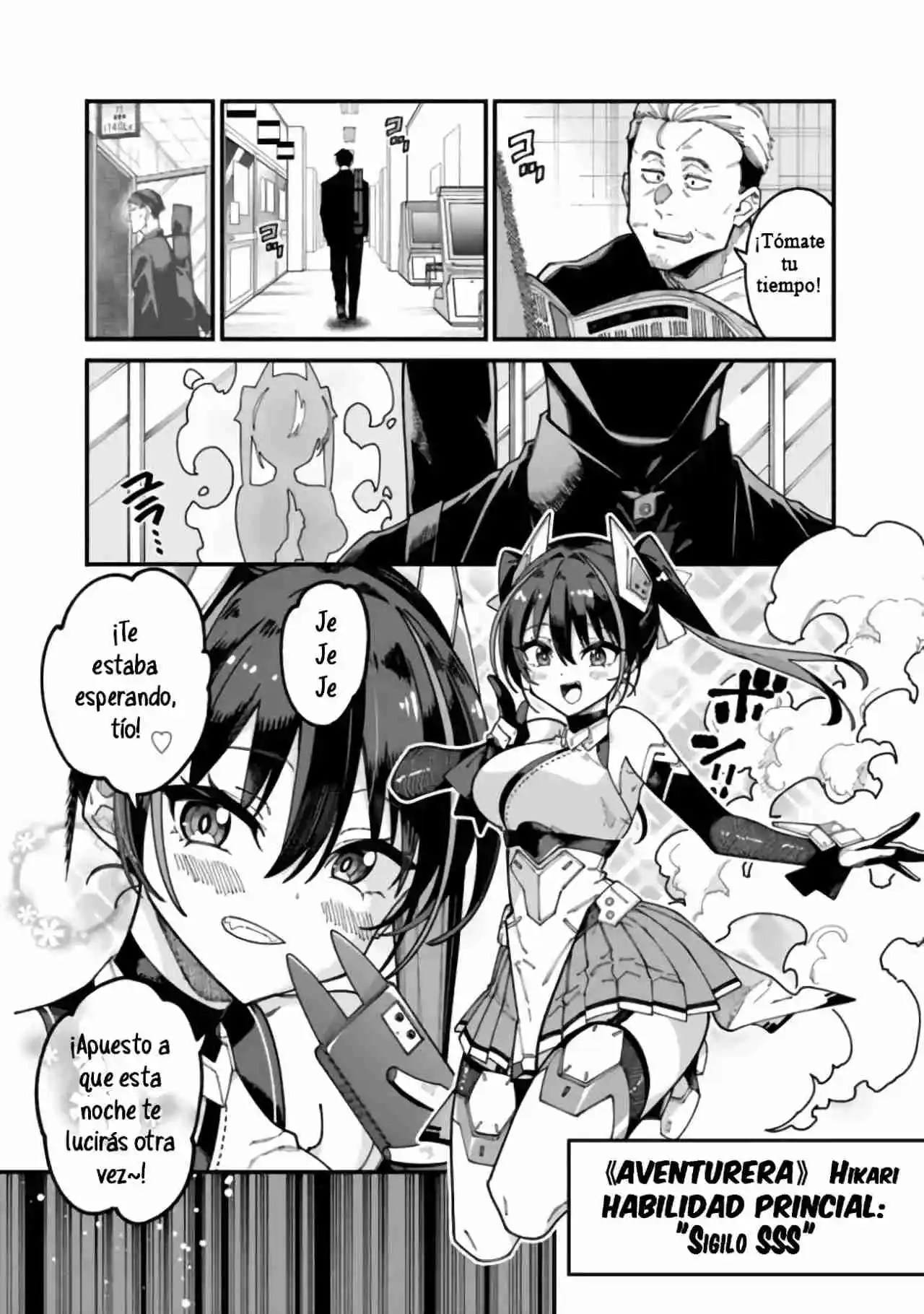 JIMI NA OJISAN, JITSU WA EIYU DATTA. -JIKAKU GA NAI MAMA MUSO SHITETARA, MEI NO DUNGEON HAISHIN DE SARASARETETA YO DESU capítulo 4 página 7