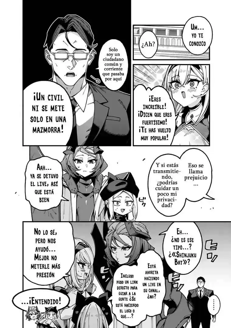 JIMI NA OJISAN, JITSU WA EIYU DATTA. -JIKAKU GA NAI MAMA MUSO SHITETARA, MEI NO DUNGEON HAISHIN DE SARASARETETA YO DESU capítulo 5 página 10