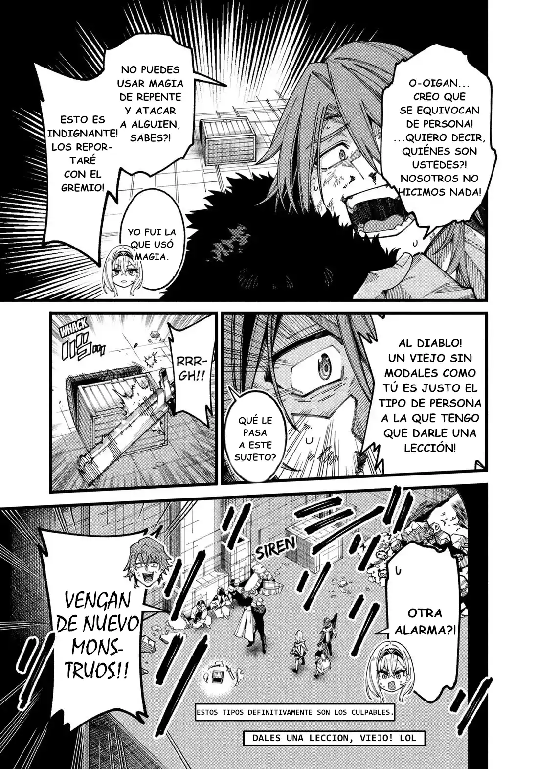 JIMI NA OJISAN, JITSU WA EIYU DATTA. -JIKAKU GA NAI MAMA MUSO SHITETARA, MEI NO DUNGEON HAISHIN DE SARASARETETA YO DESU capítulo 6 página 16