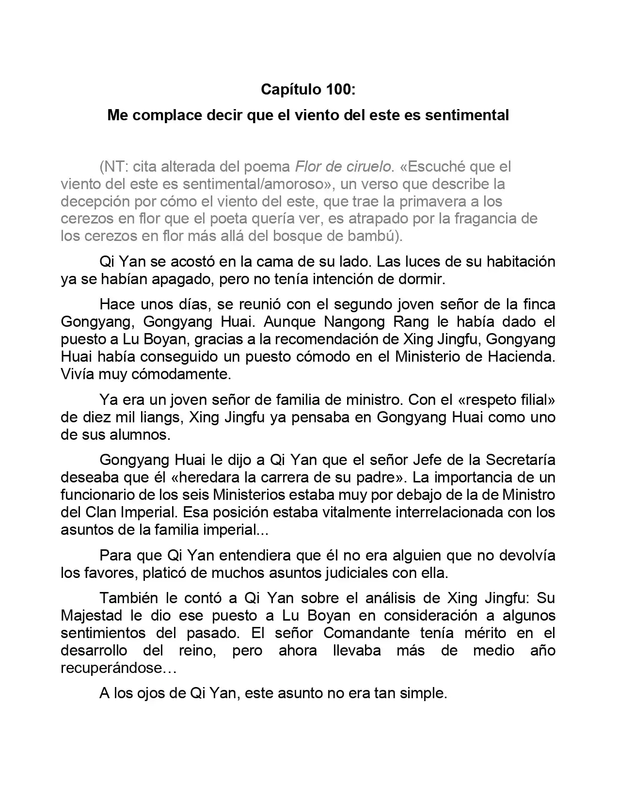 Jing Wei Qing Shang (Novela) - Capítulo 100 - Página 1 - LectorTMOo