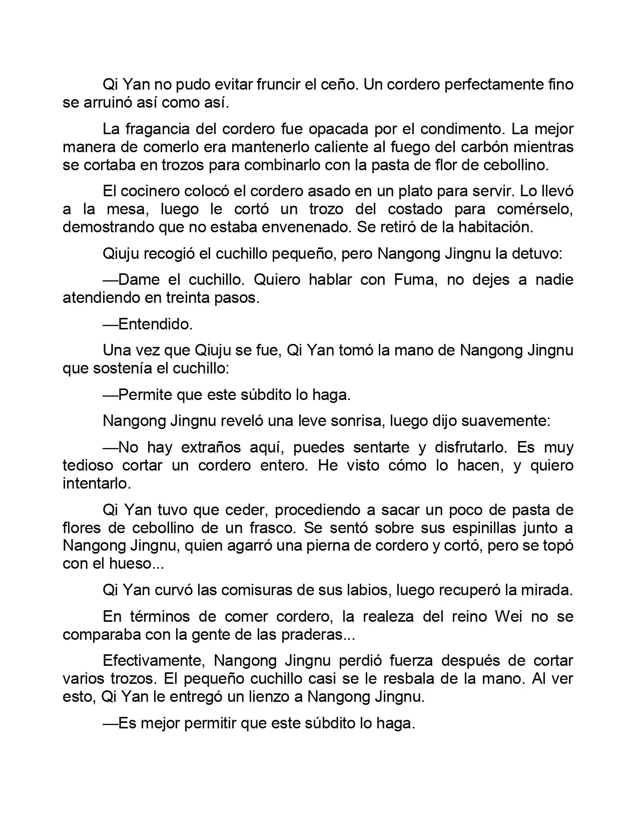 Jing Wei Qing Shang (Novela) - Capítulo 100 - Página 7 - LectorTMOo