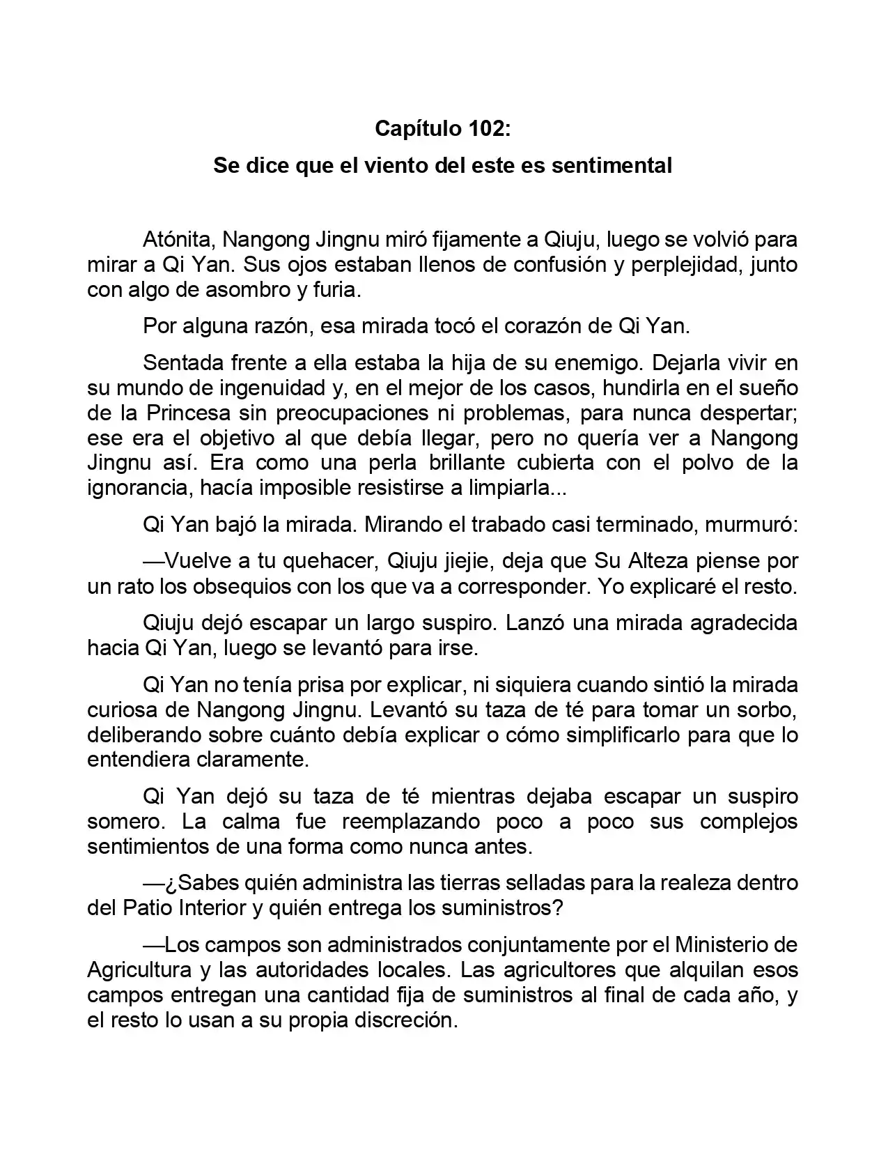 Jing Wei Qing Shang (Novela) - Capítulo 102 - Página 1 - LectorTMOo