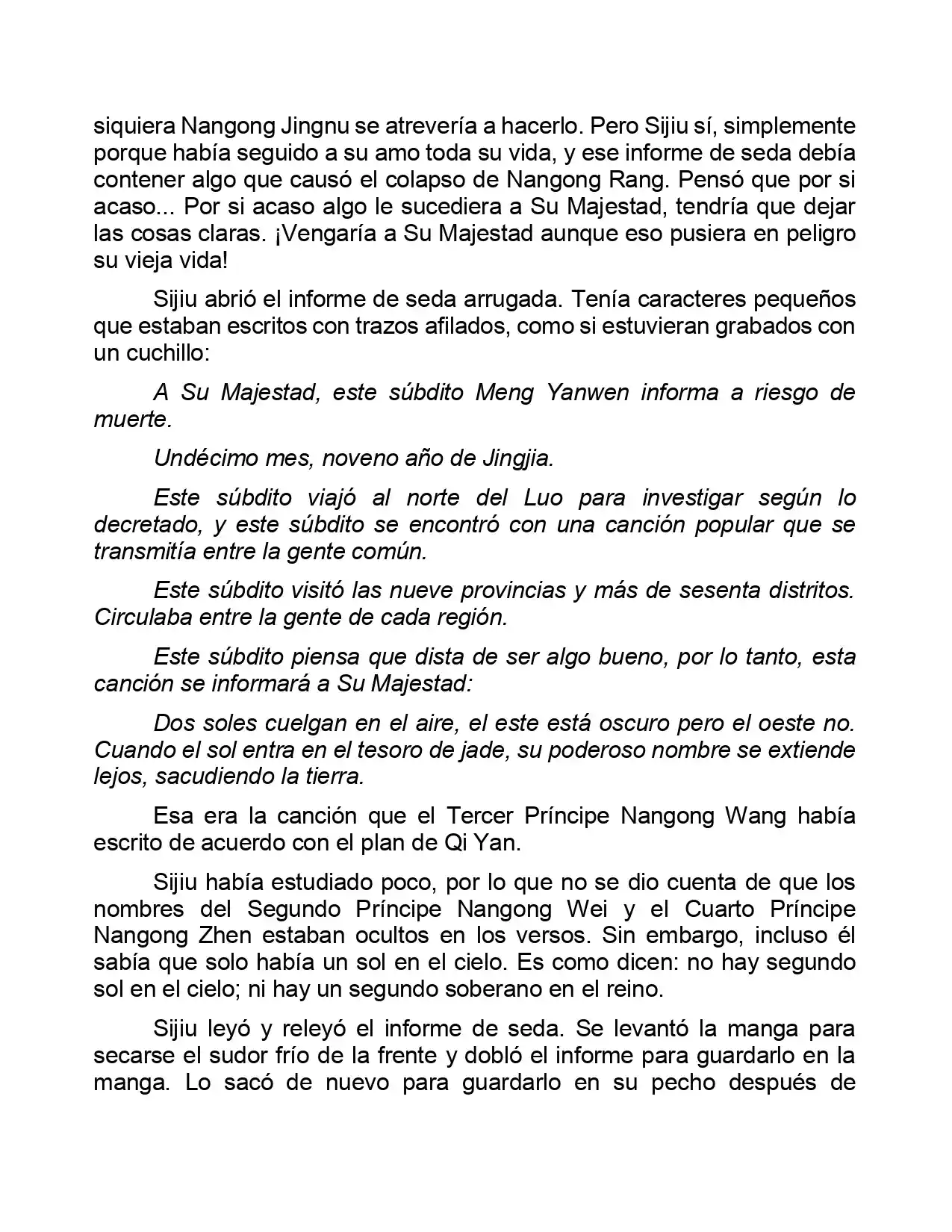 Jing Wei Qing Shang (Novela) - Capítulo 103 - Página 6 - LectorTMOo
