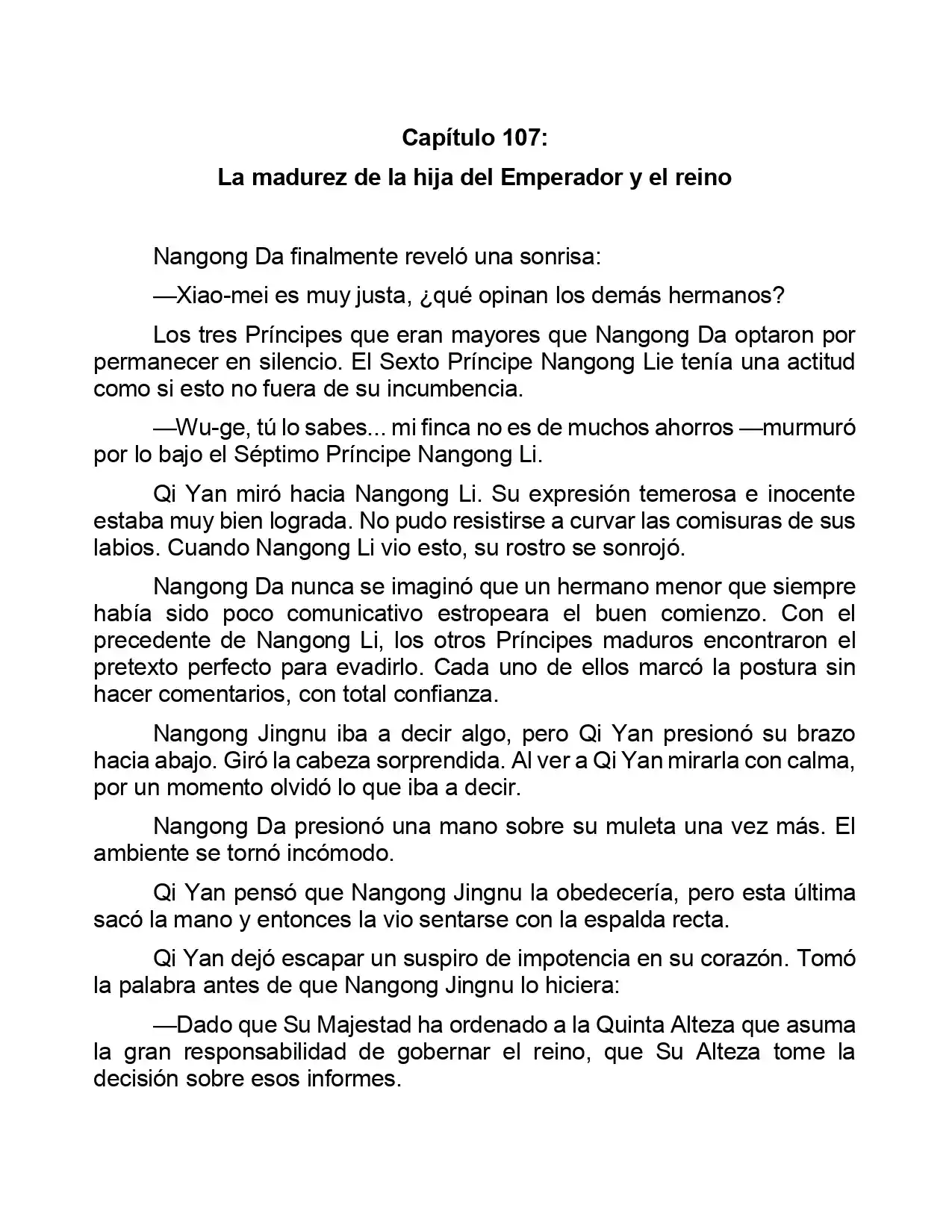Jing Wei Qing Shang (Novela) - Capítulo 107 - Página 1 - LectorTMOo