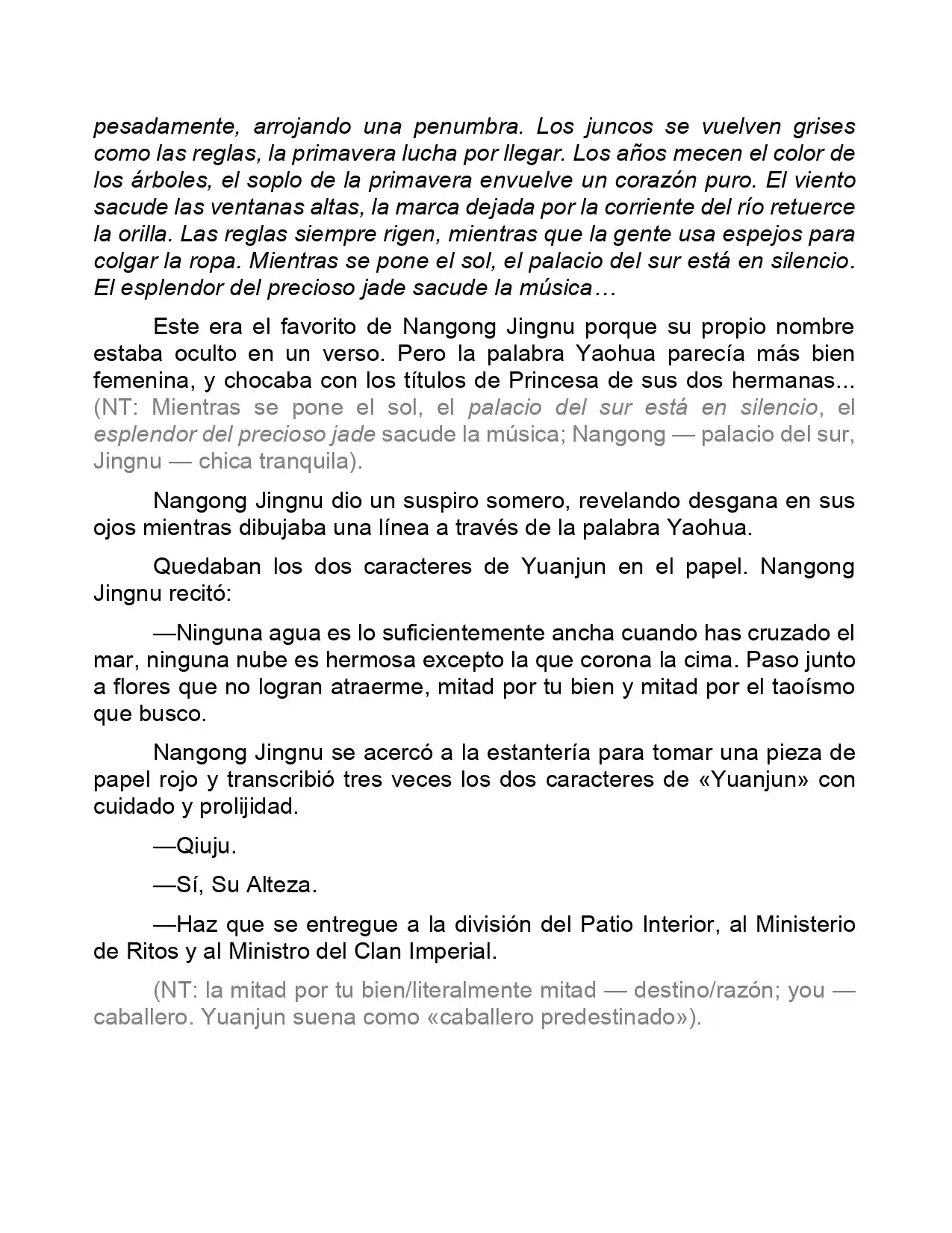 Jing Wei Qing Shang (Novela) - Capítulo 116 - Página 8 - LectorTMOo