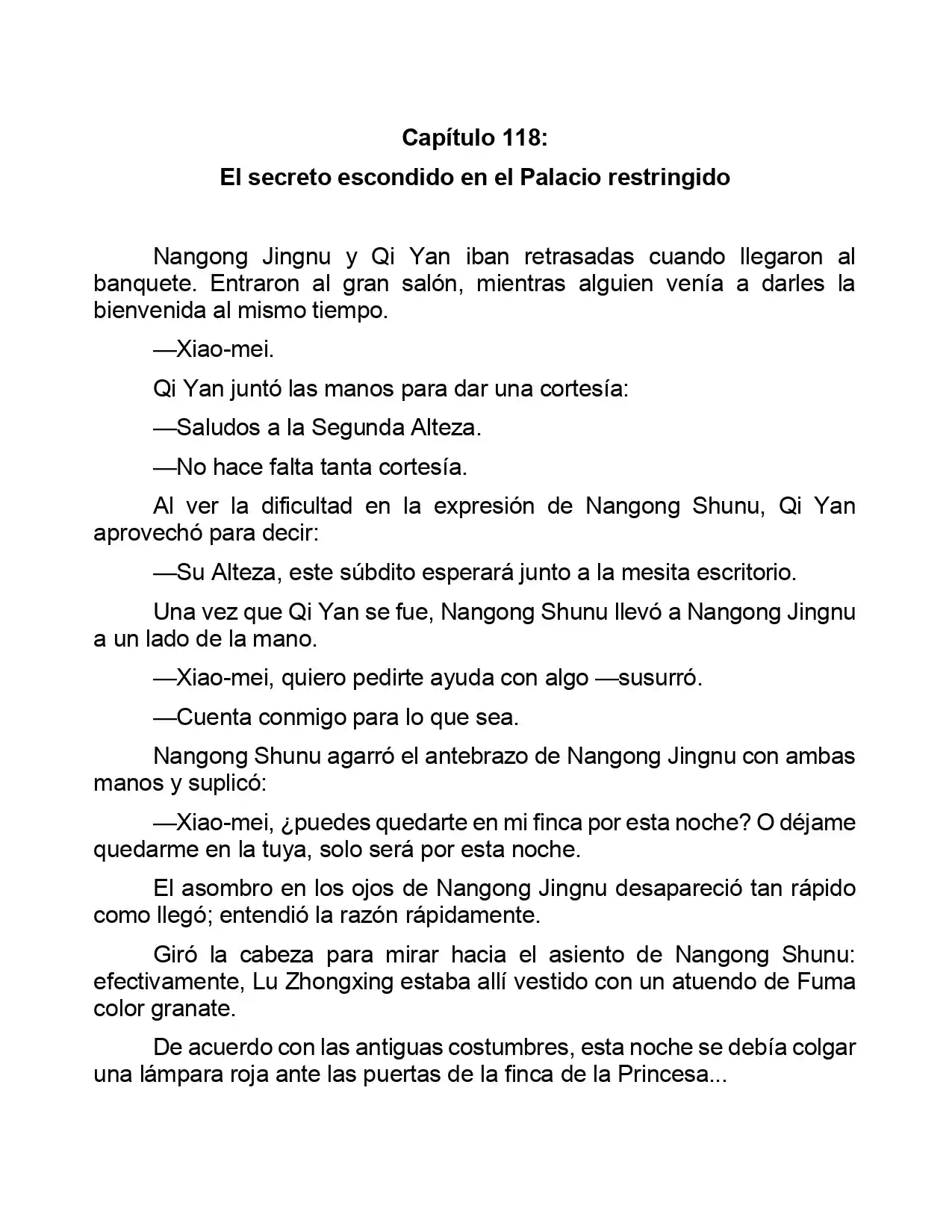 Jing Wei Qing Shang (Novela) - Capítulo 118 - Página 1 - LectorTMOo
