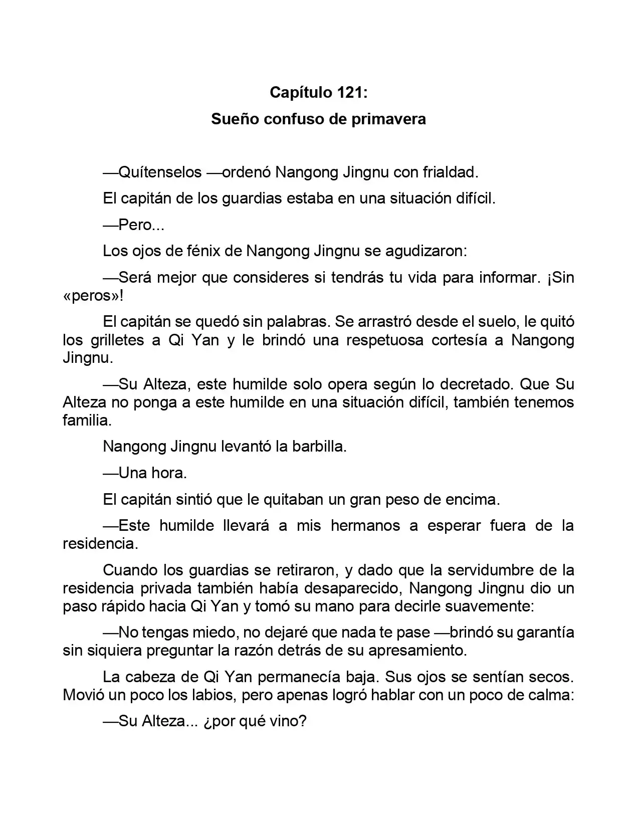 Jing Wei Qing Shang (Novela) - Capítulo 121 - Página 1 - LectorTMOo