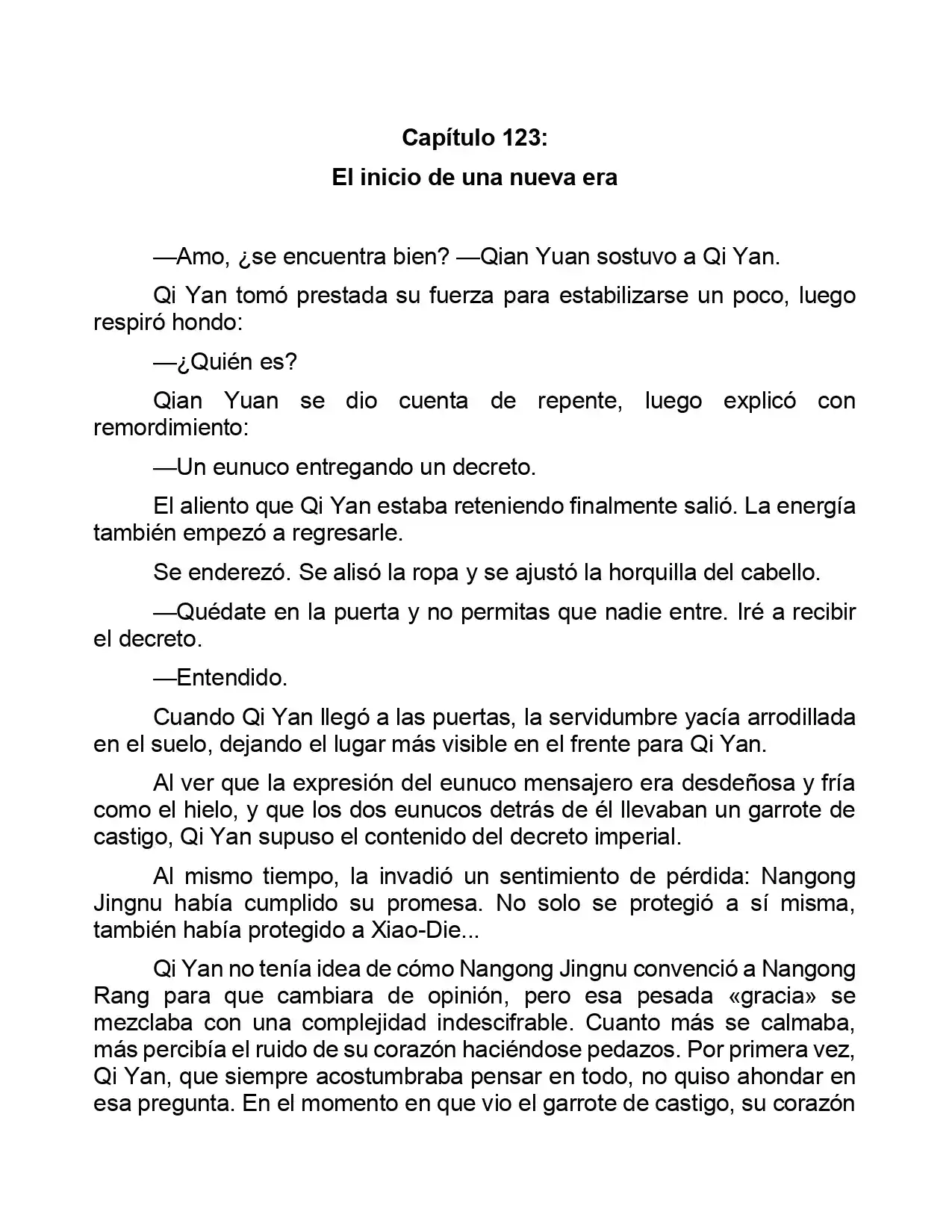 Jing Wei Qing Shang (Novela) - Capítulo 123 - Página 1 - LectorTMOo