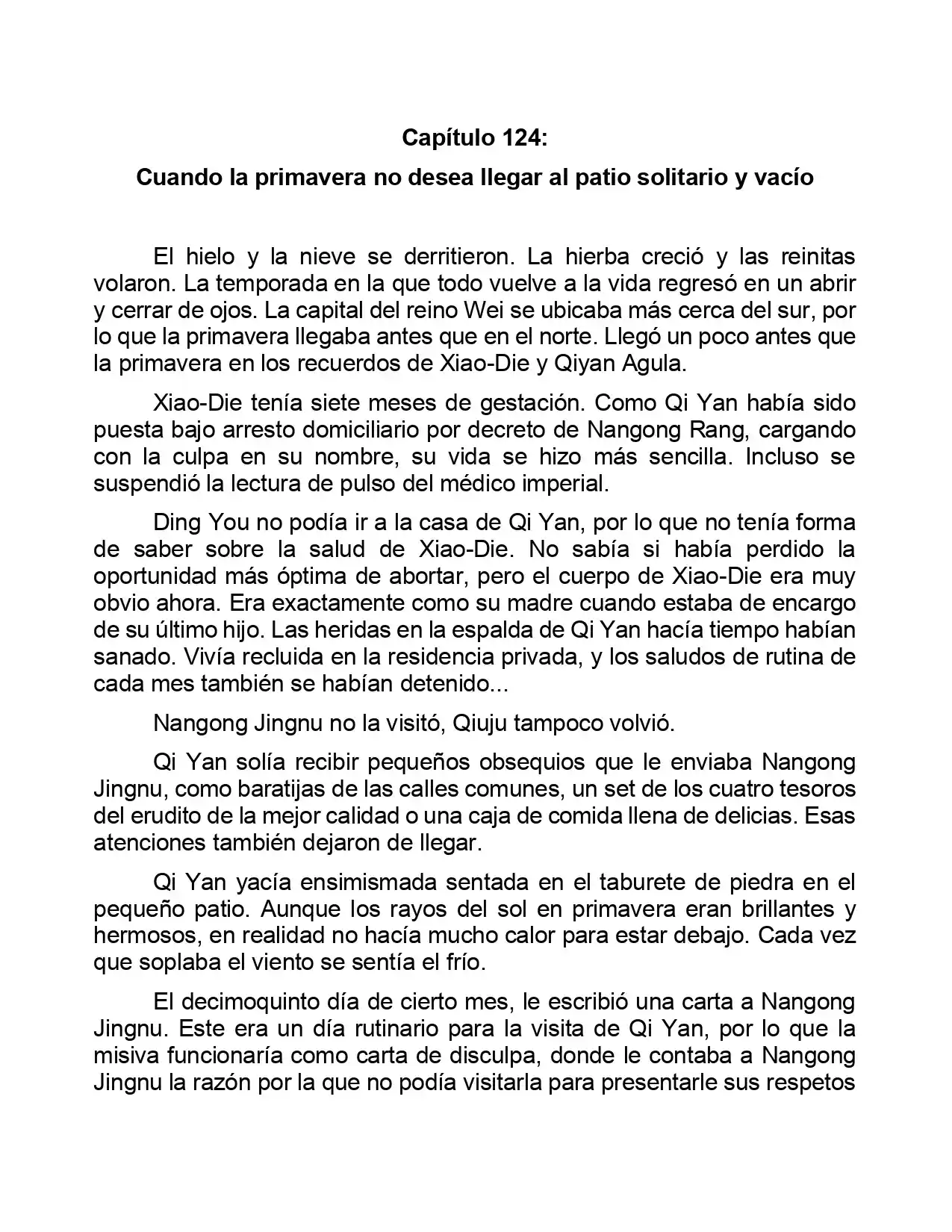 Jing Wei Qing Shang (Novela) - Capítulo 124 - Página 1 - LectorTMOo
