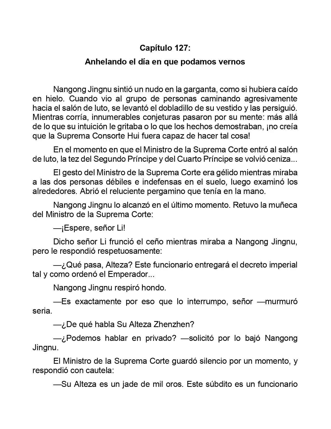 Jing Wei Qing Shang (Novela) - Capítulo 127 - Página 1 - LectorTMOo