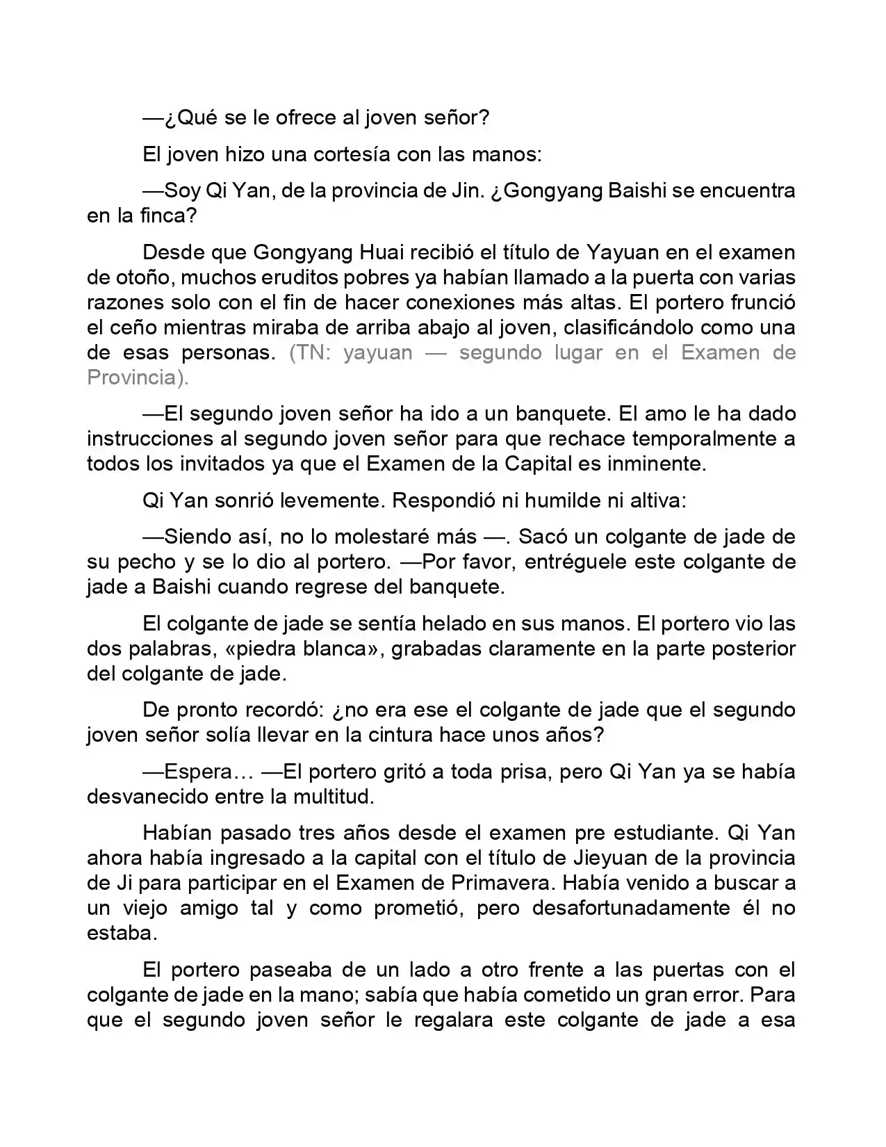 Jing Wei Qing Shang (Novela) - Capítulo 13 - Página 6 - LectorTMOo