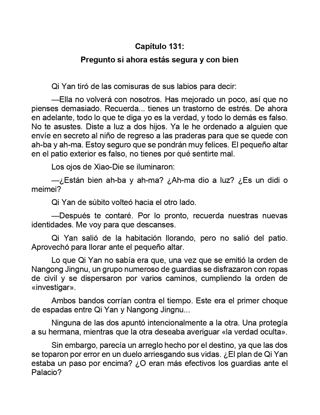 Jing Wei Qing Shang (Novela) - Capítulo 131 - Página 1 - LectorTMOo