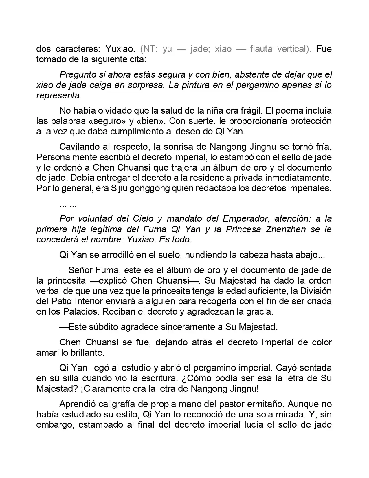 Jing Wei Qing Shang (Novela) - Capítulo 131 - Página 6 - LectorTMOo