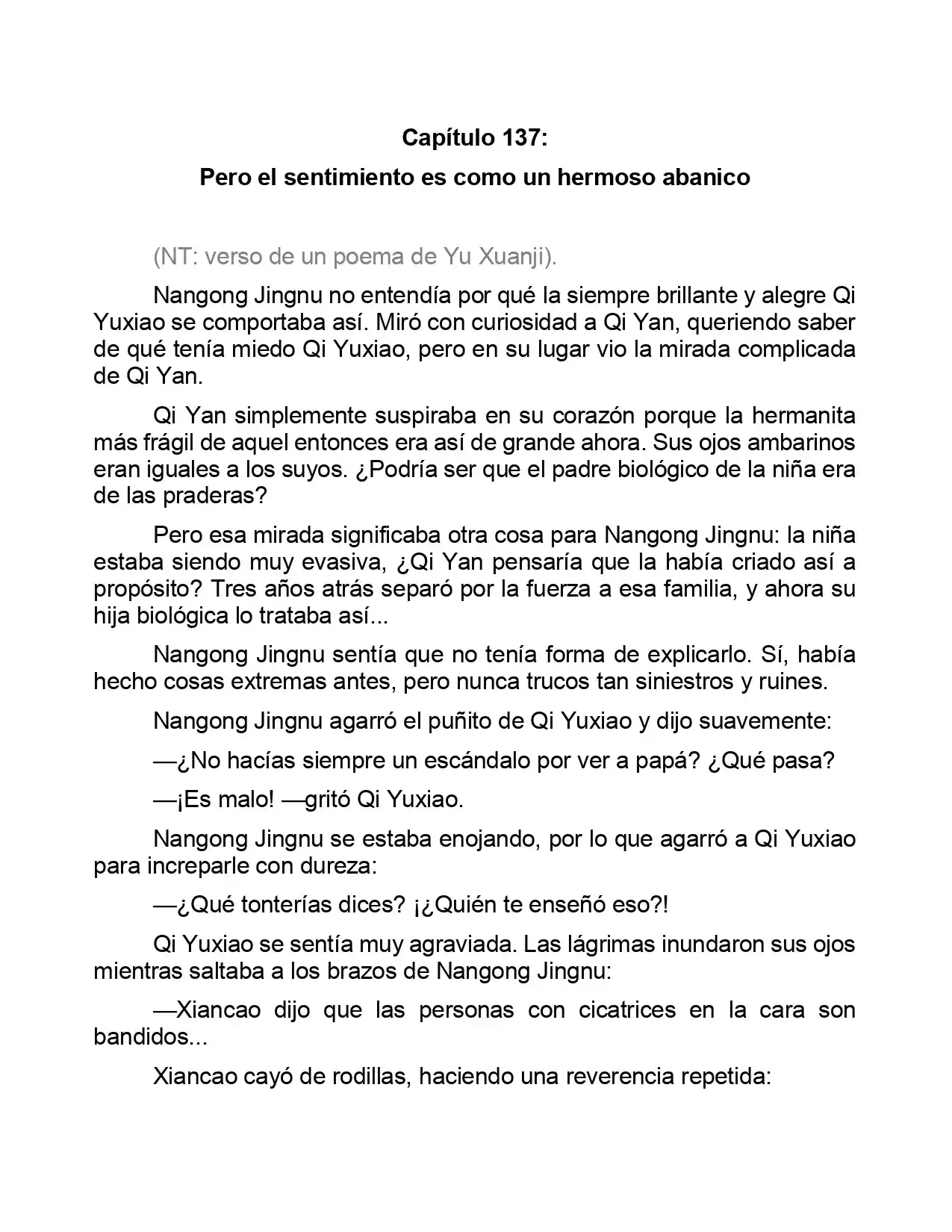 Jing Wei Qing Shang (Novela) - Capítulo 137 - Página 1 - LectorTMOo