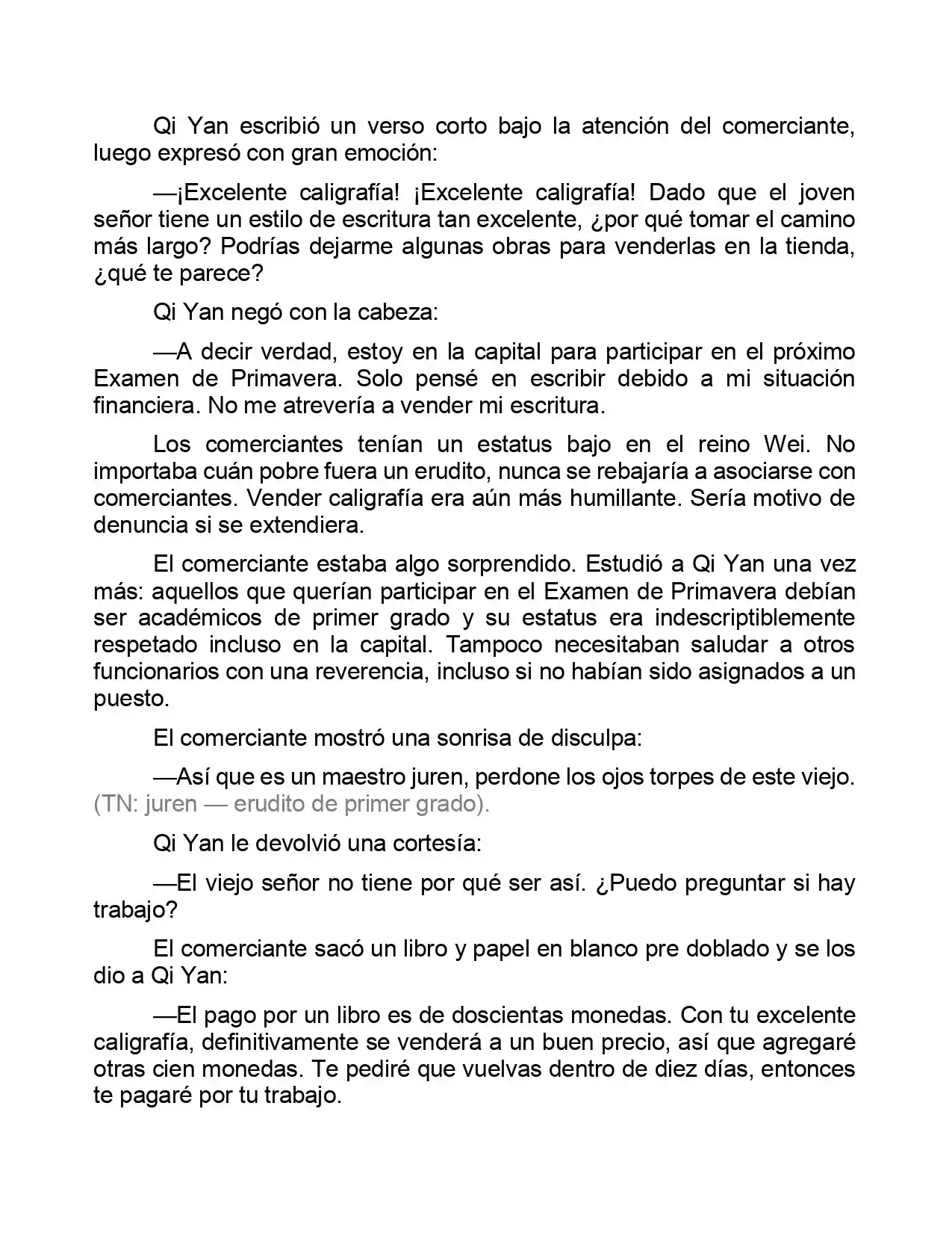 Jing Wei Qing Shang (Novela) - Capítulo 14 - Página 5 - LectorTMOo