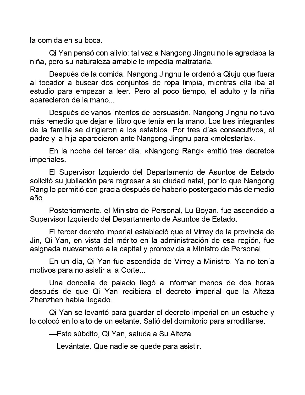 Jing Wei Qing Shang (Novela) - Capítulo 140 - Página 7 - LectorTMOo