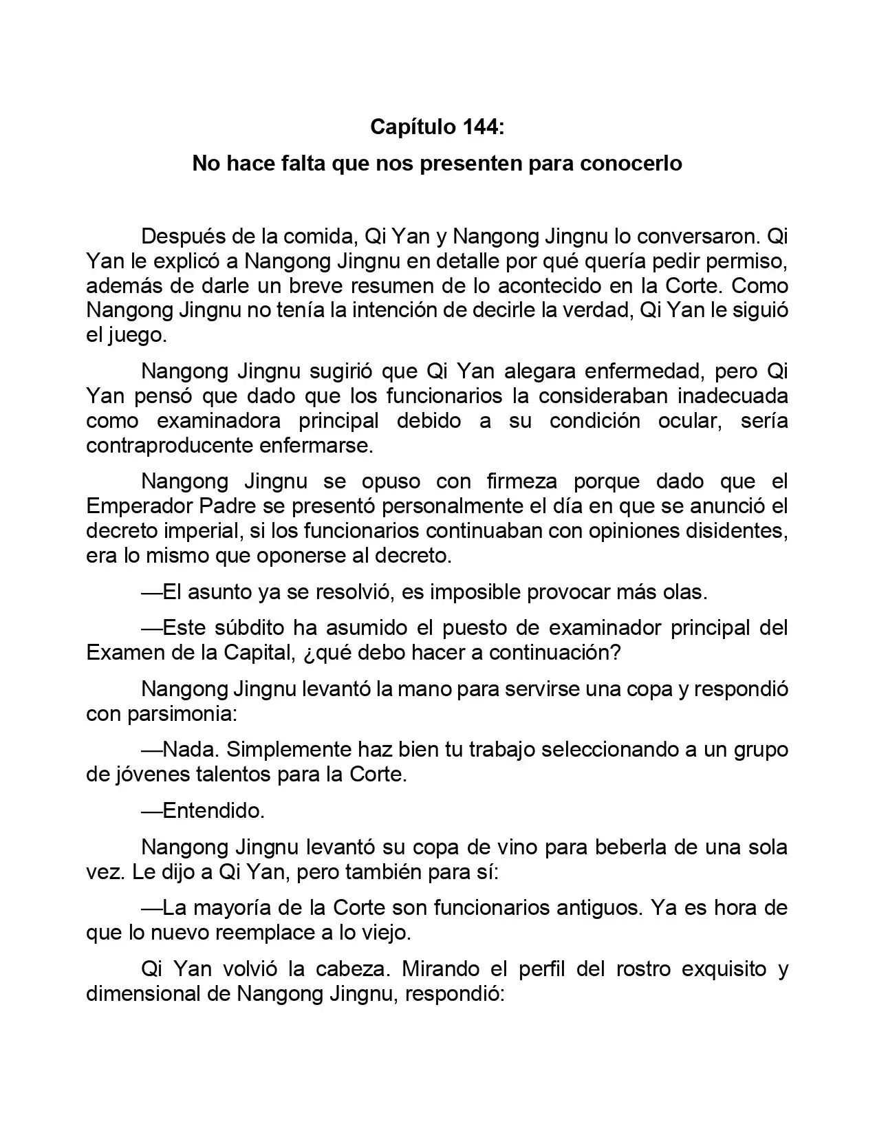 Jing Wei Qing Shang (Novela) - Capítulo 144 - Página 1 - LectorTMOo