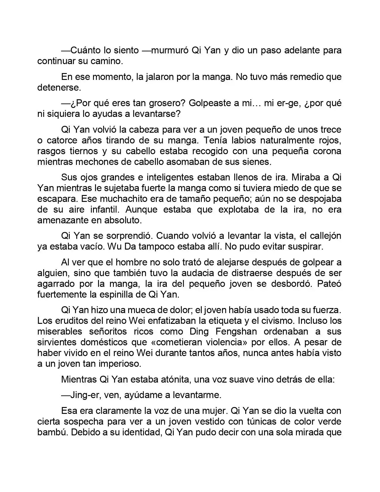 Jing Wei Qing Shang (Novela) - Capítulo 15 - Página 4 - LectorTMOo