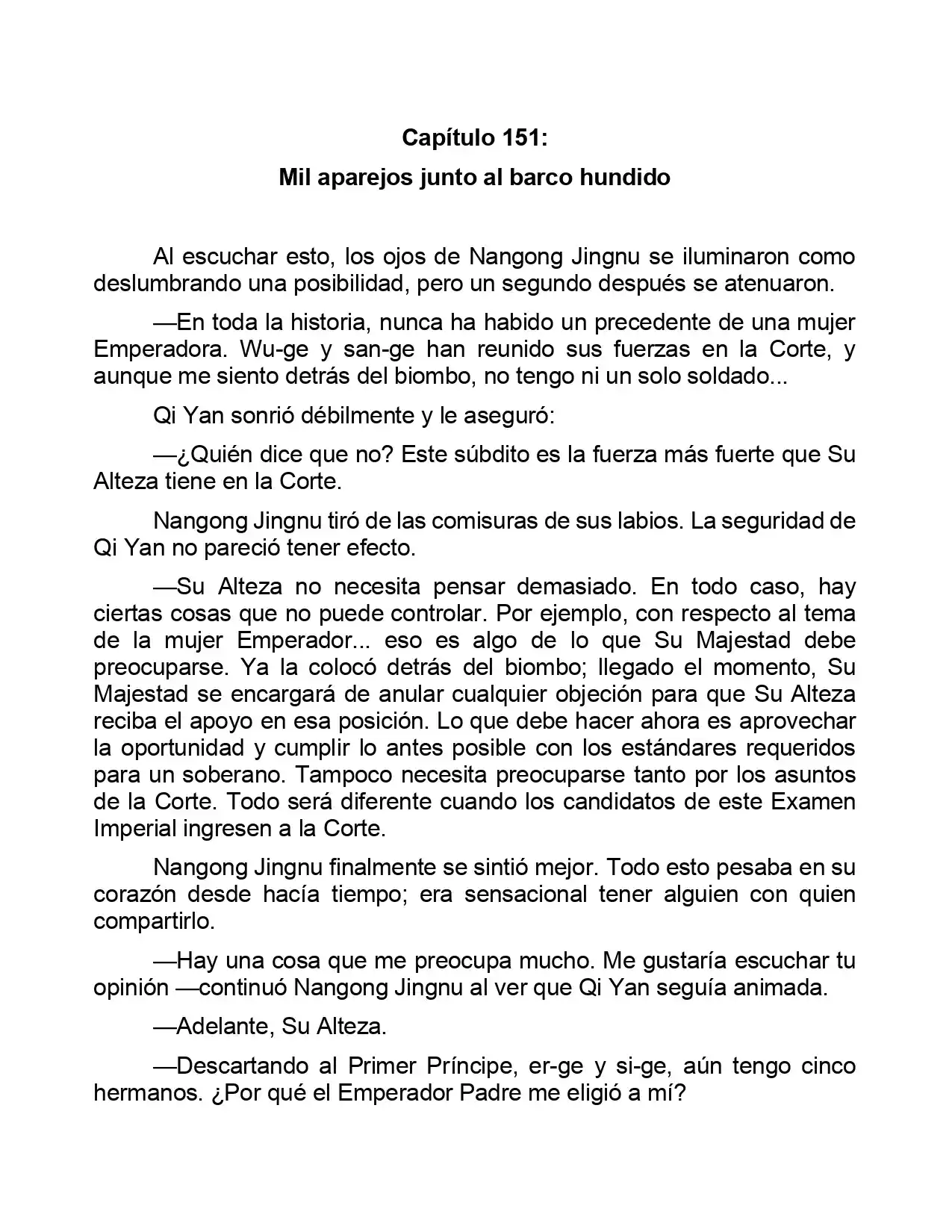 Jing Wei Qing Shang (Novela) - Capítulo 151 - Página 1 - LectorTMOo