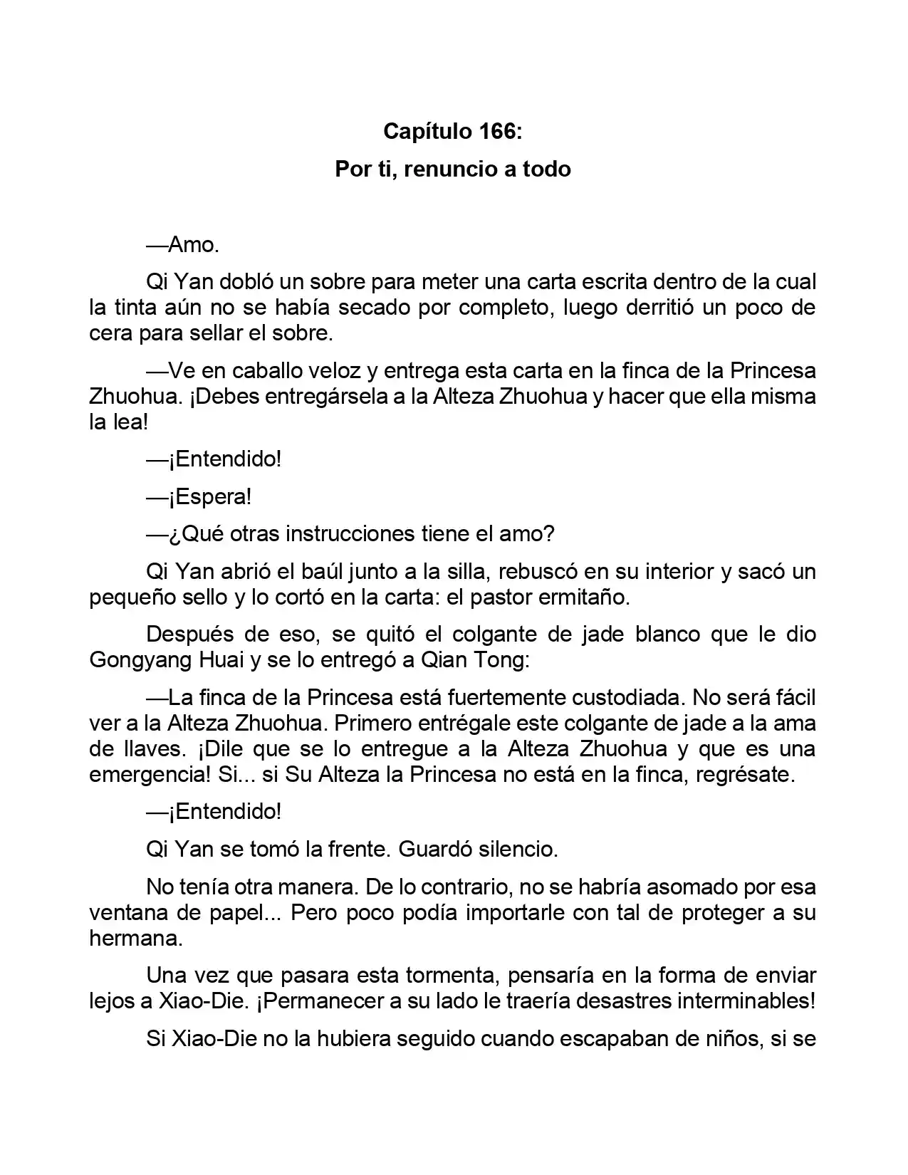 Jing Wei Qing Shang (Novela) - Capítulo 166 - Página 1 - LectorTMOo