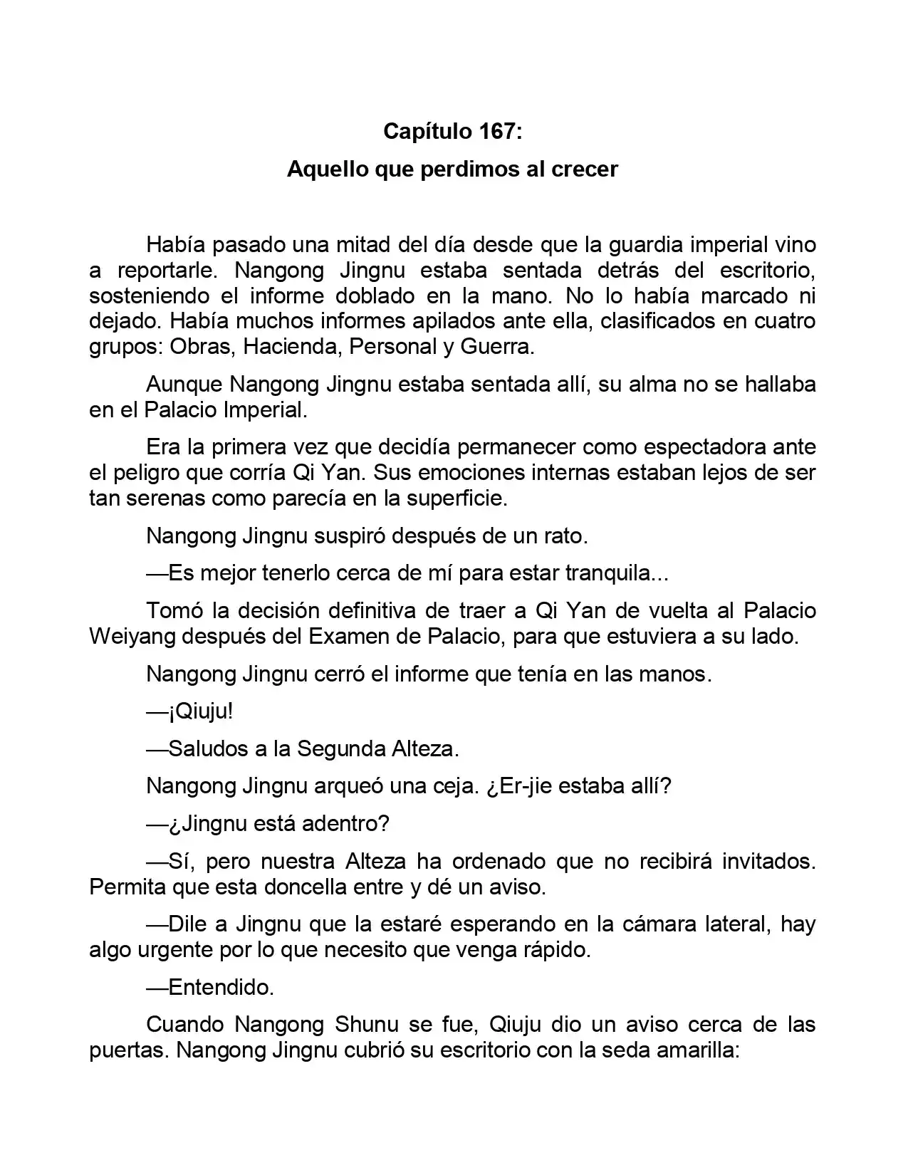 Jing Wei Qing Shang (Novela) - Capítulo 167 - Página 1 - LectorTMOo