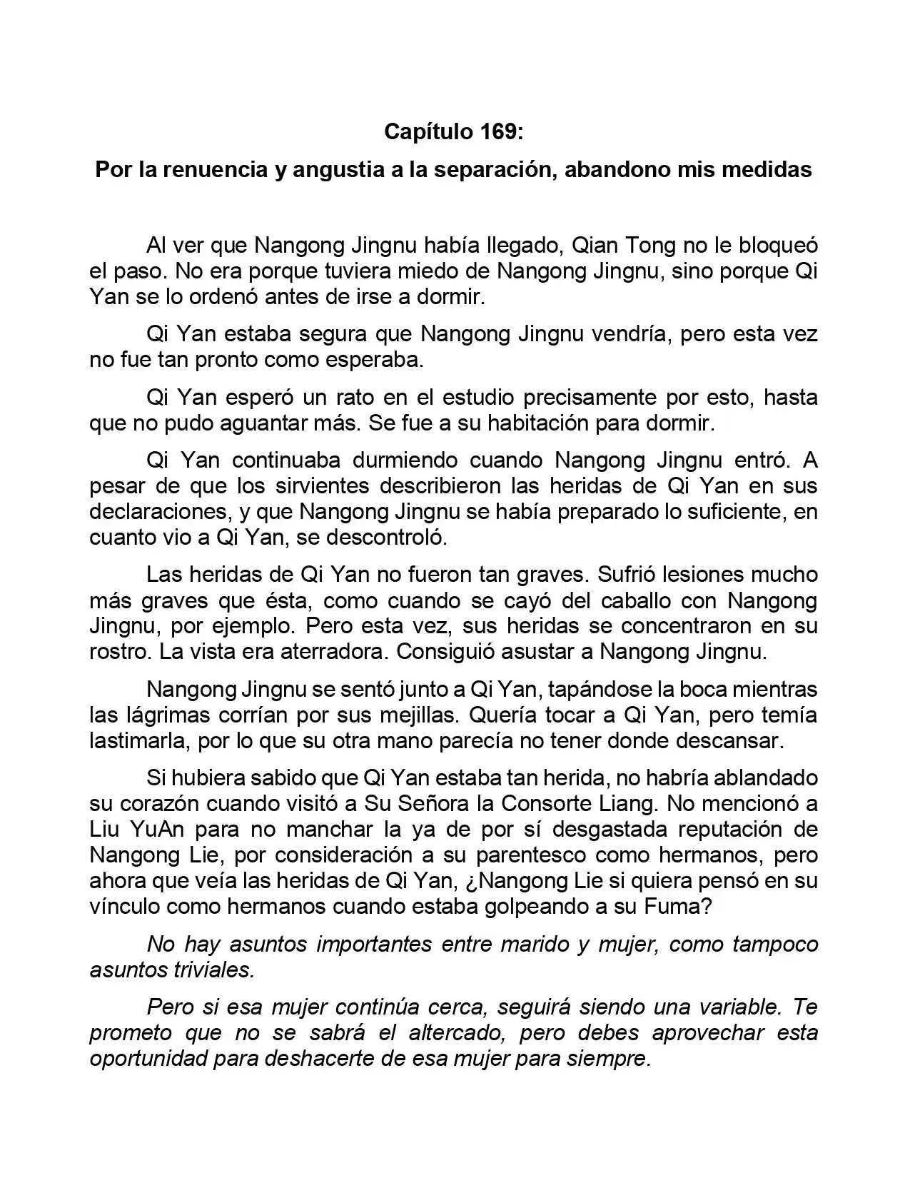 Jing Wei Qing Shang (Novela) - Capítulo 169 - Página 1 - LectorTMOo