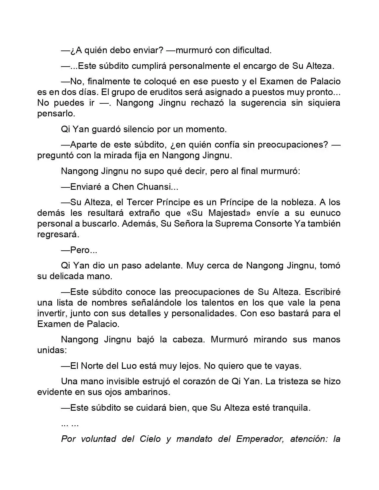 Jing Wei Qing Shang (Novela) - Capítulo 174 - Página 6 - LectorTMOo