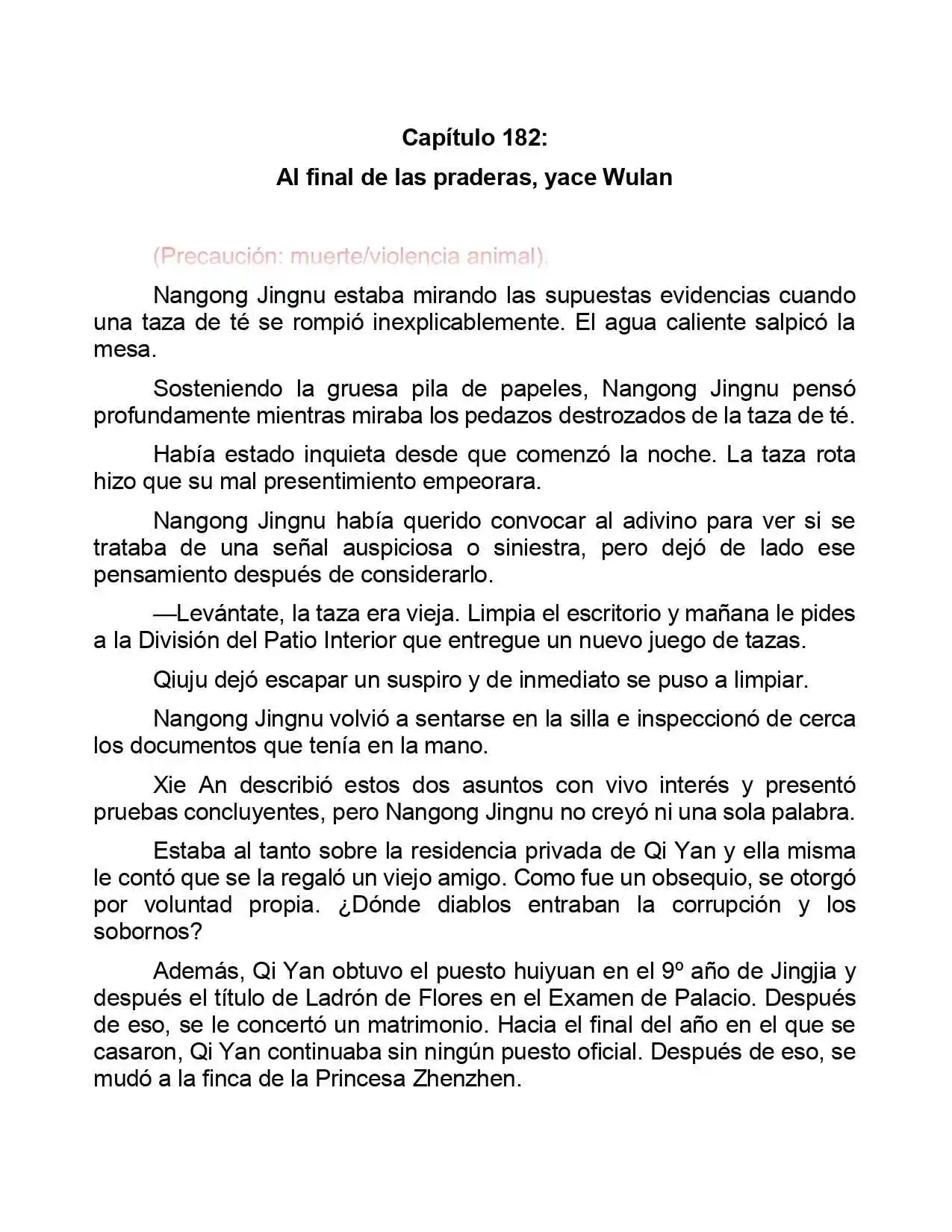 Jing Wei Qing Shang (Novela) - Capítulo 182 - Página 1 - LectorTMOo
