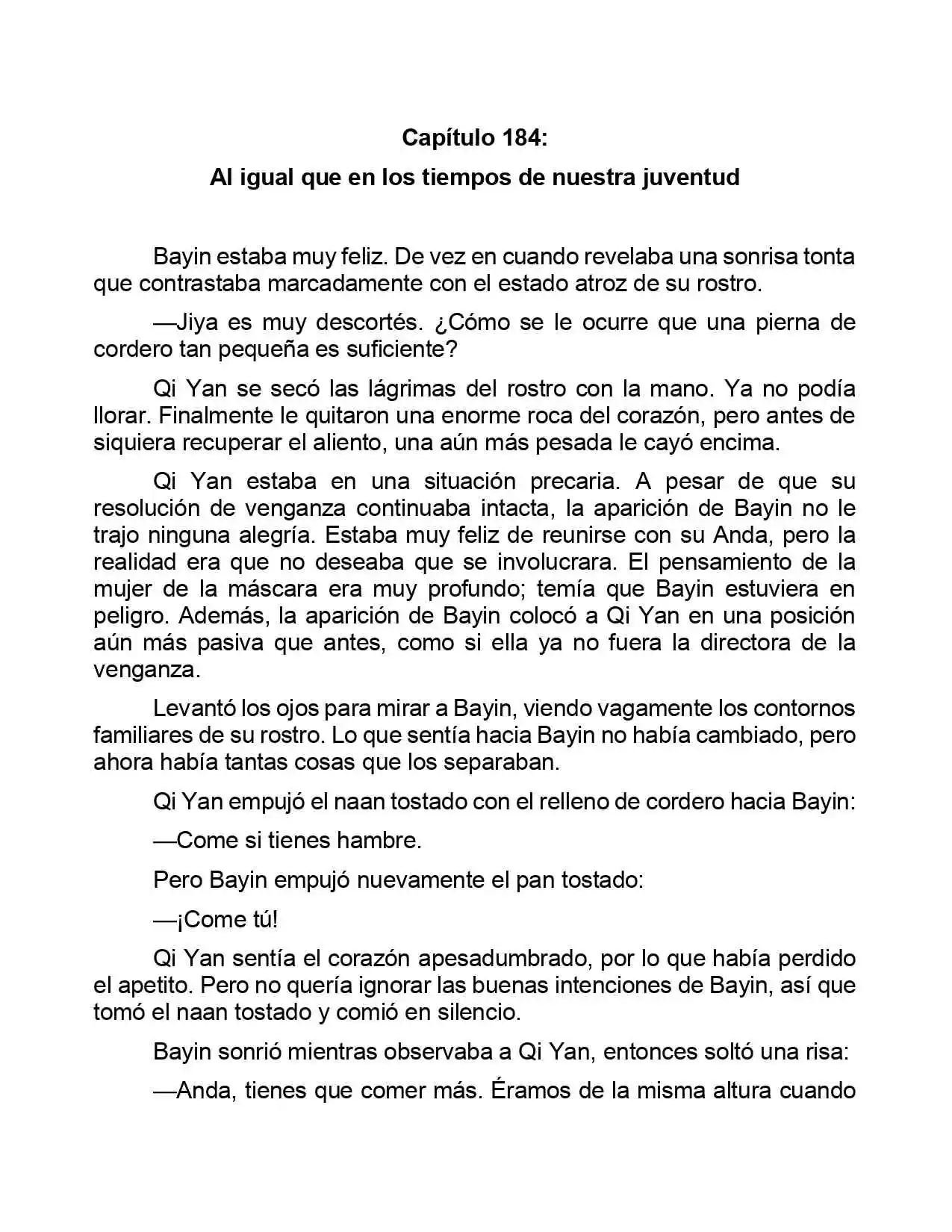 Jing Wei Qing Shang (Novela) - Capítulo 184 - Página 1 - LectorTMOo