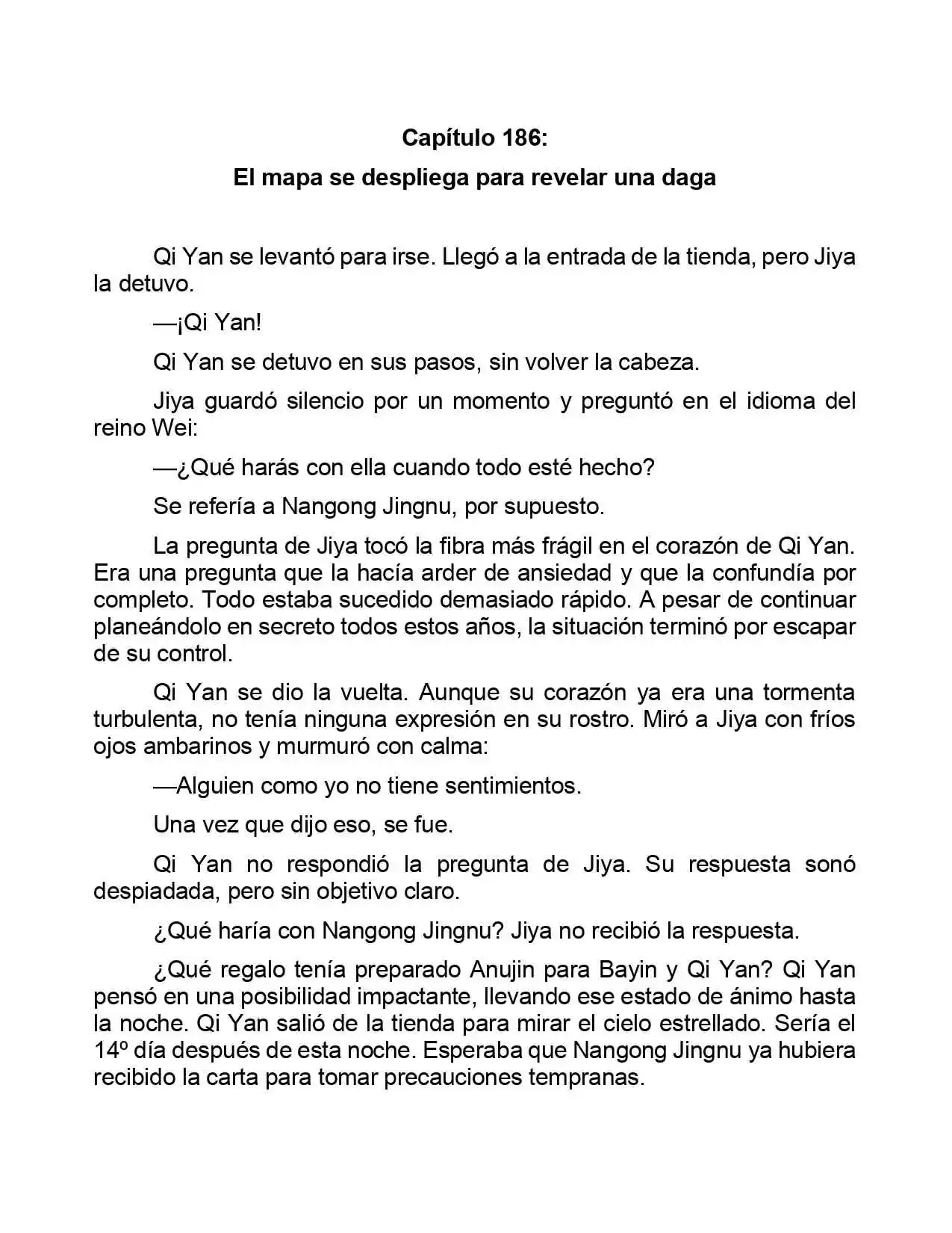 Jing Wei Qing Shang (Novela) - Capítulo 186 - Página 1 - LectorTMOo