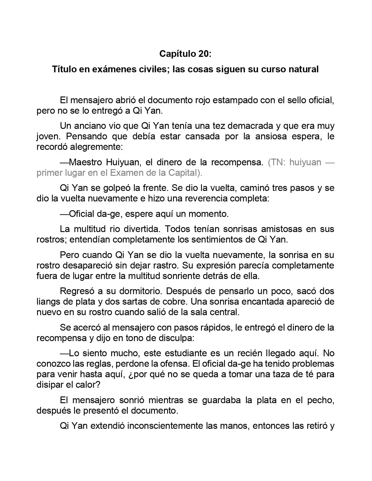Jing Wei Qing Shang (Novela) - Capítulo 20 - Página 1 - LectorTMOo
