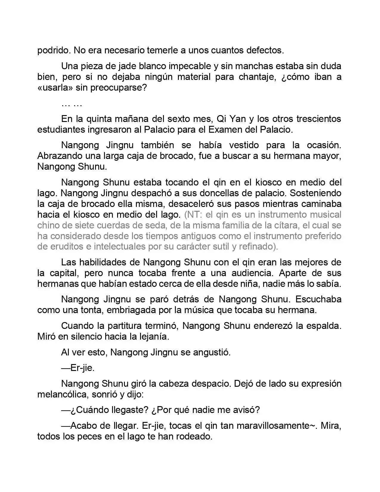 Jing Wei Qing Shang (Novela) - Capítulo 20 - Página 5 - LectorTMOo