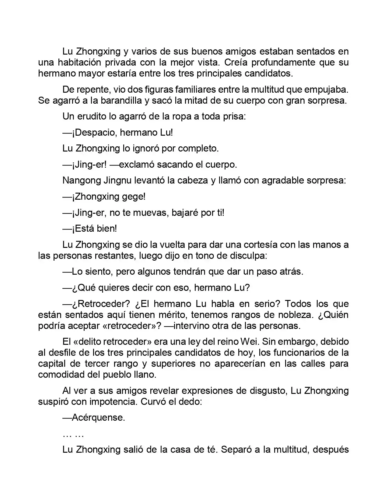 Jing Wei Qing Shang (Novela) - Capítulo 20 - Página 8 - LectorTMOo