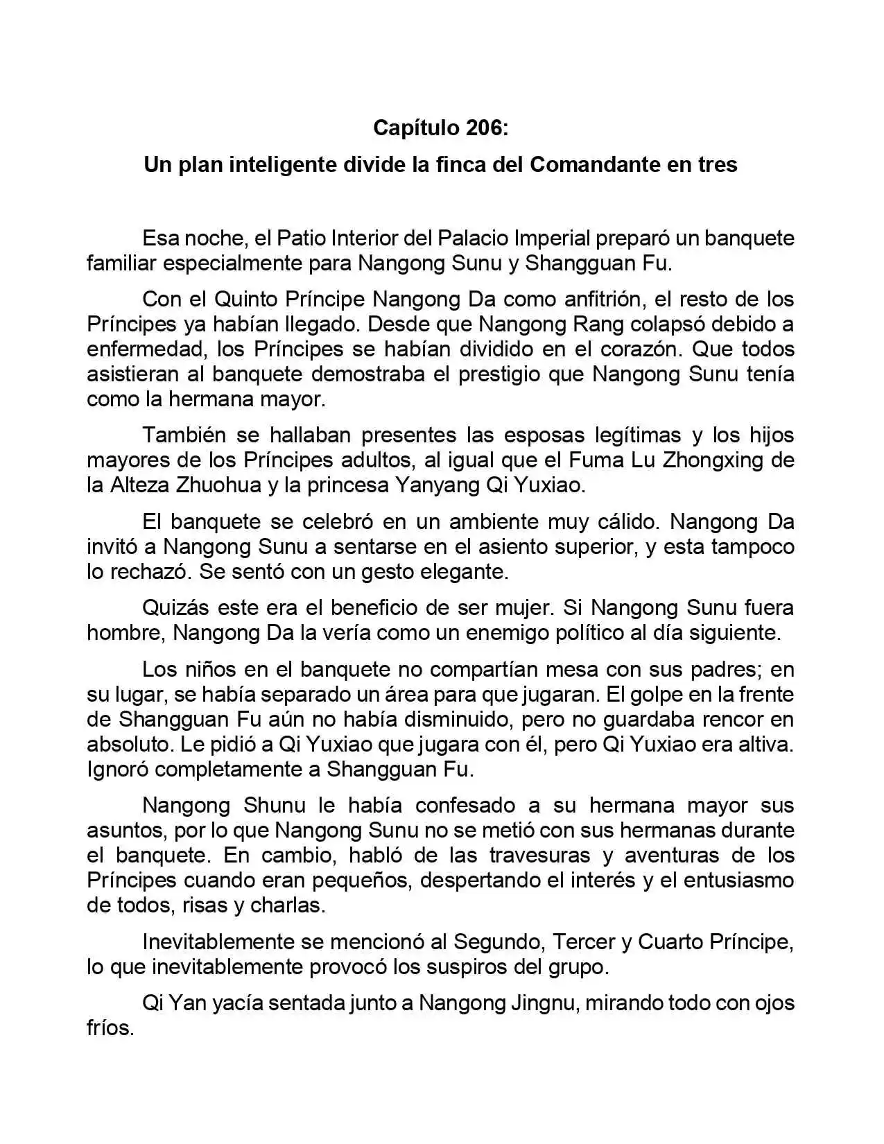 Jing Wei Qing Shang (Novela) - Capítulo 206 - Página 1 - LectorTMOo