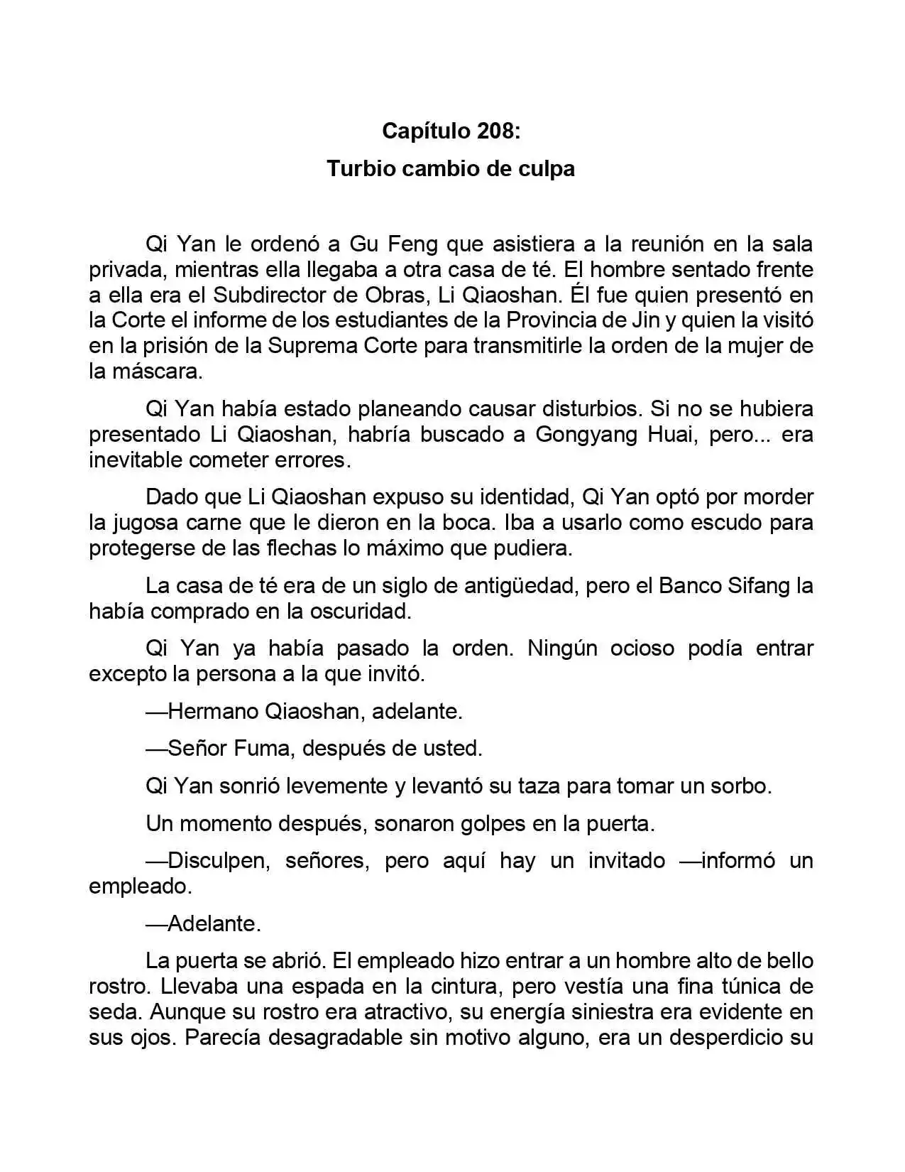 Jing Wei Qing Shang (Novela) - Capítulo 208 - Página 1 - LectorTMOo