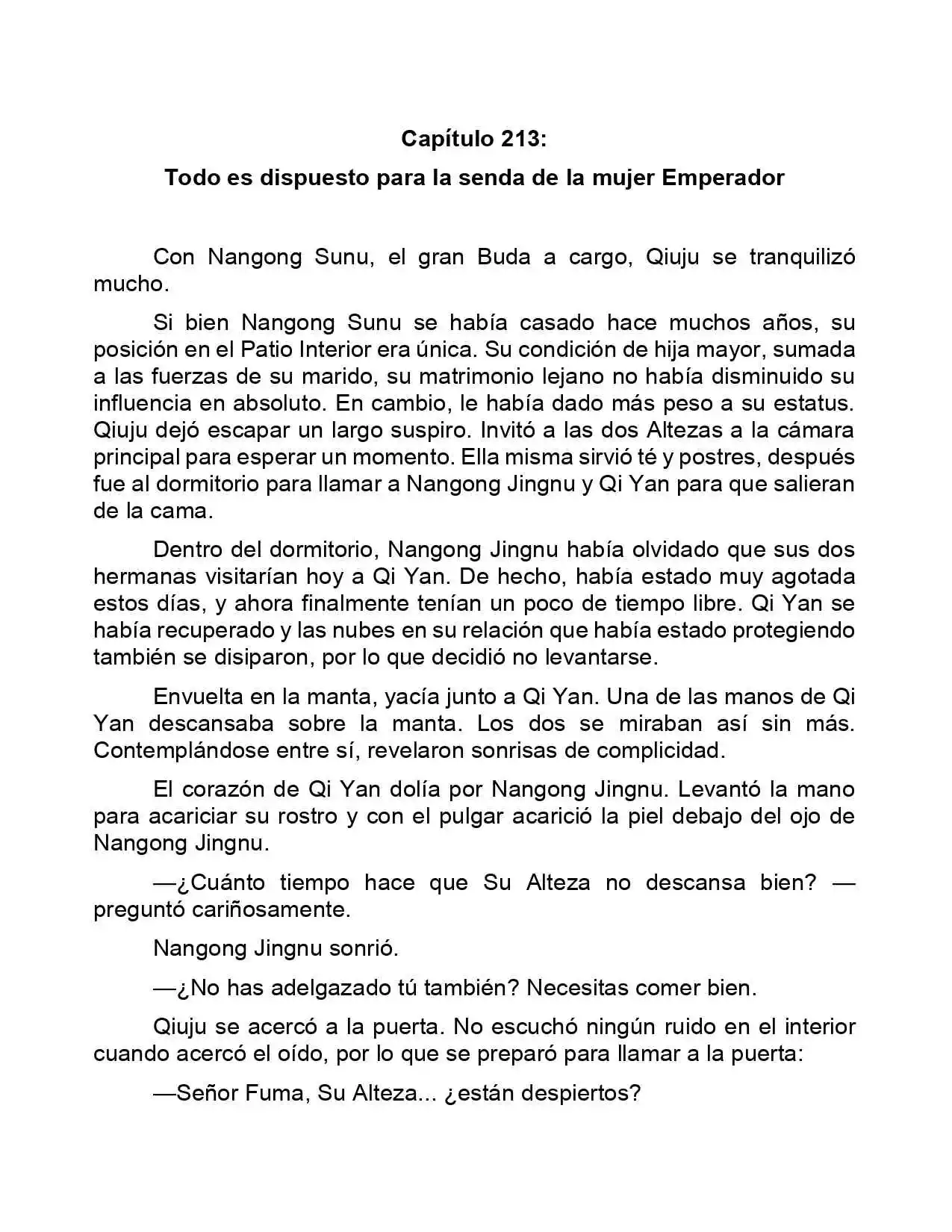 Jing Wei Qing Shang (Novela) - Capítulo 213 - Página 1 - LectorTMOo