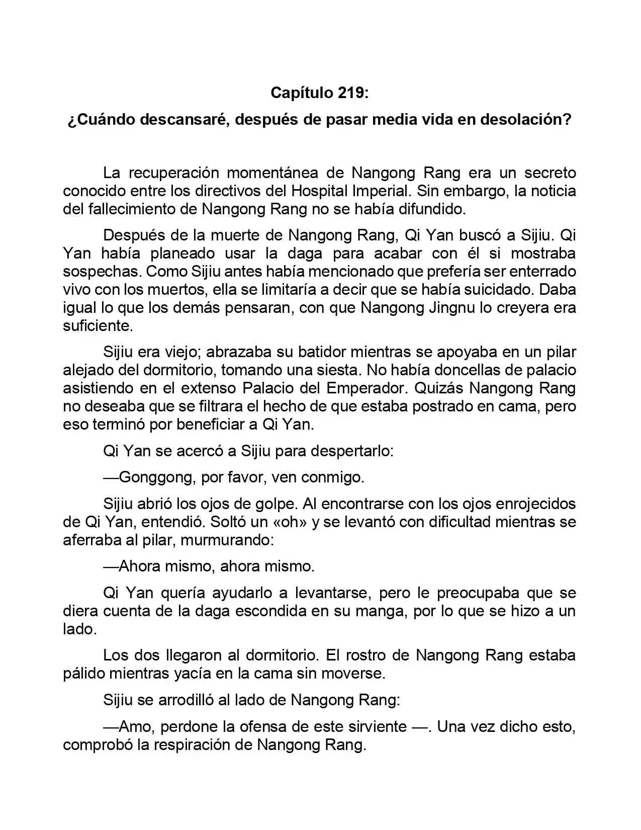 Jing Wei Qing Shang (Novela) - Capítulo 219 - Página 1 - LectorTMOo